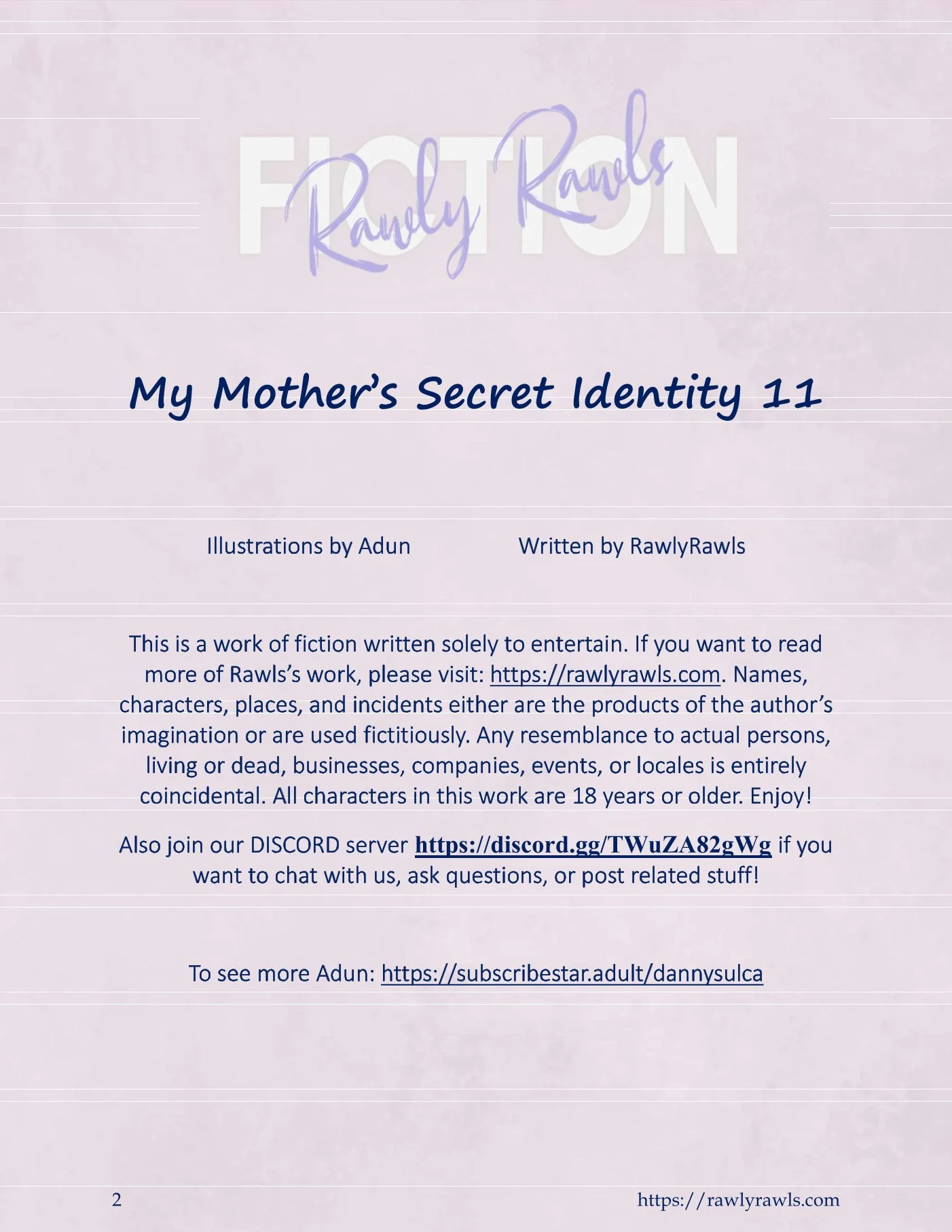 My Mother’s Secret Identity [Adun | Danny Sulca , RawlyRawls] Chapter 11 - Page 2