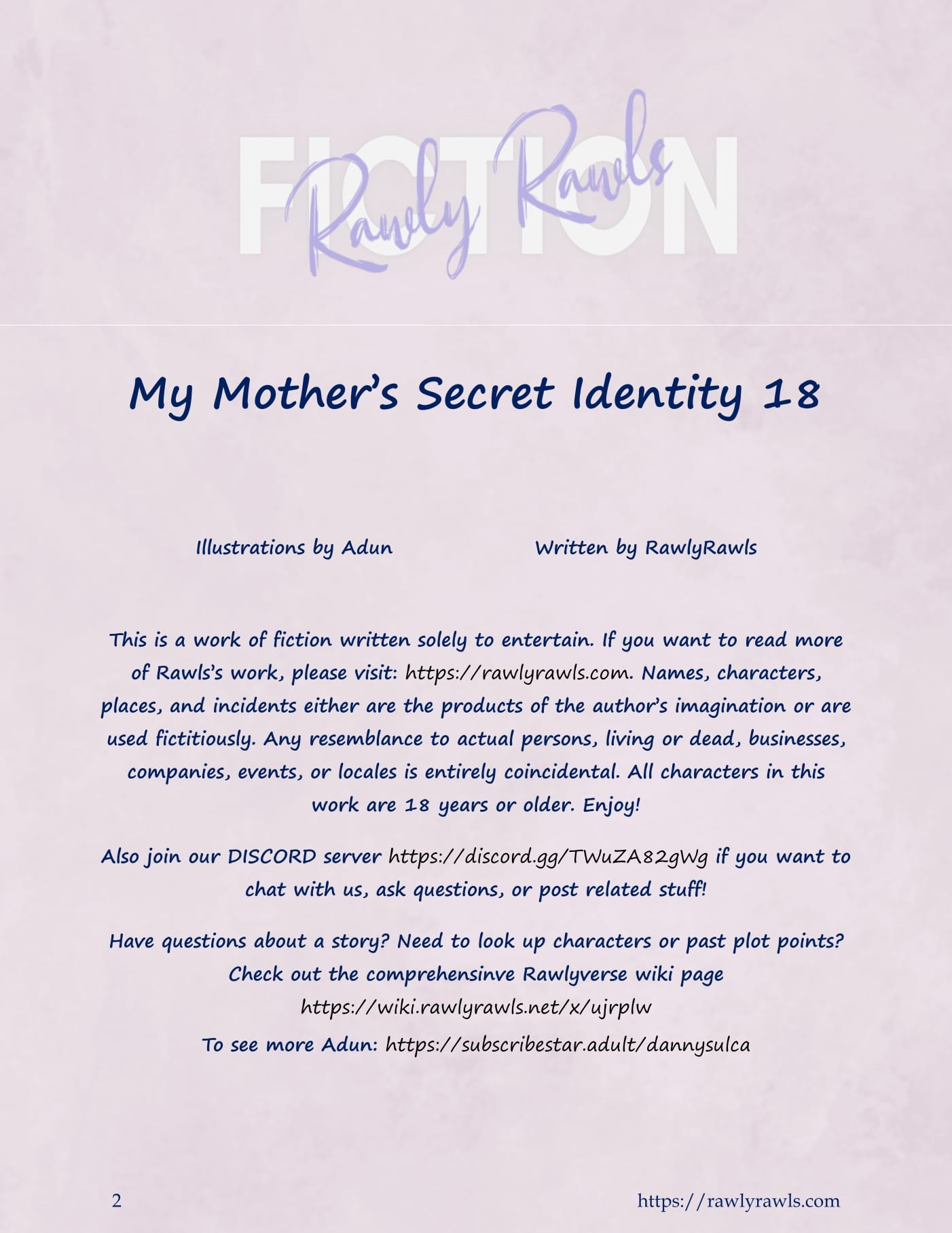 My Mother’s Secret Identity [Adun | Danny Sulca , RawlyRawls] Chapter 18 - Page 2