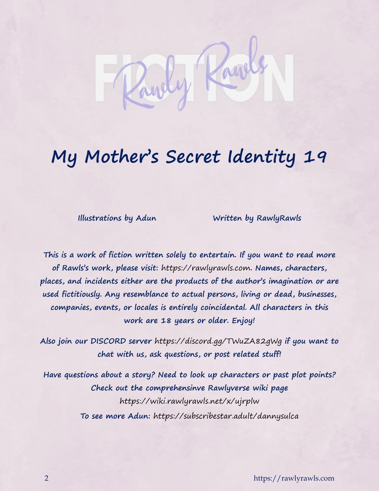 My Mother’s Secret Identity [Adun | Danny Sulca , RawlyRawls] Chapter 19 - Page 2
