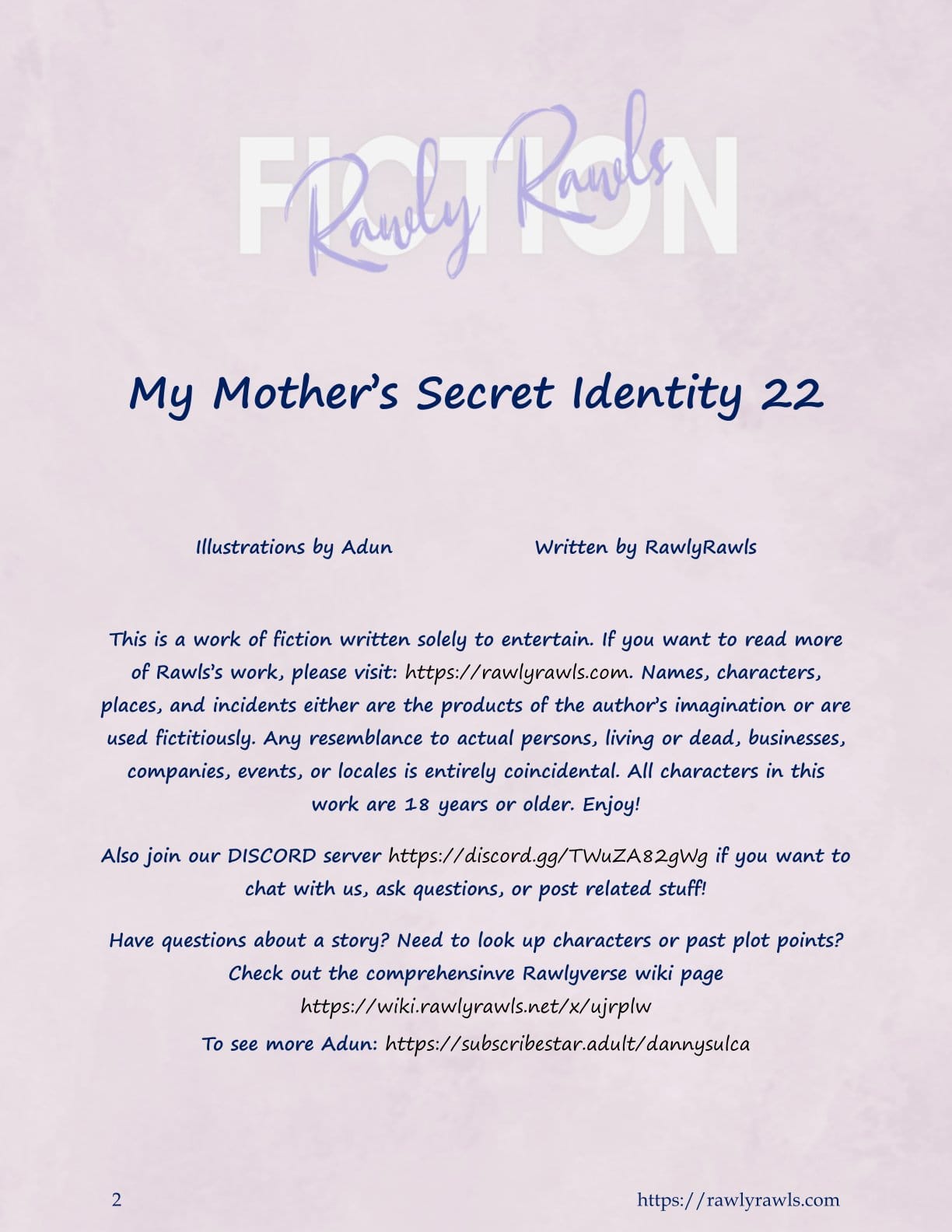 My Mother’s Secret Identity [Adun | Danny Sulca , RawlyRawls] Chapter 22 - Page 2
