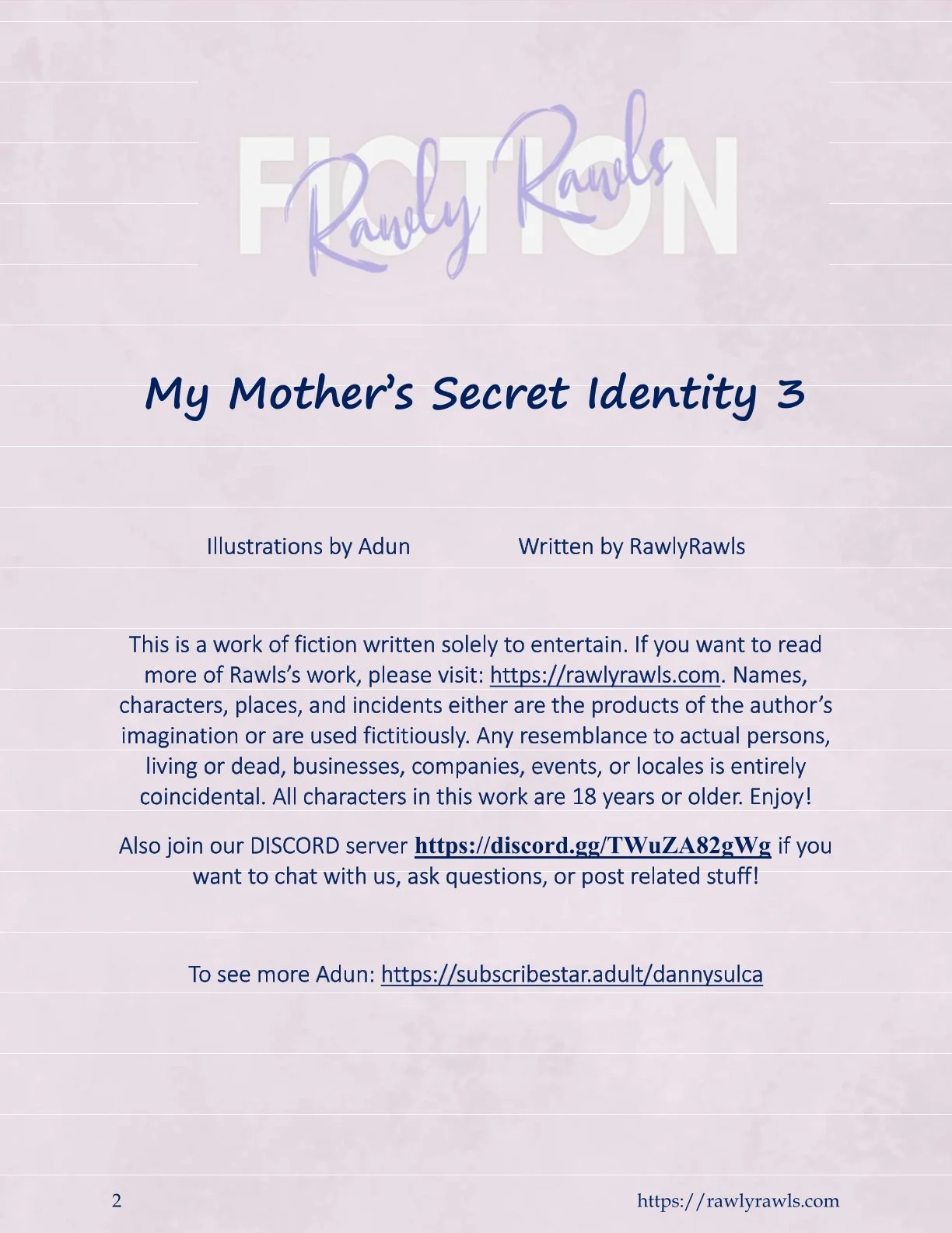My Mother’s Secret Identity [Adun | Danny Sulca , RawlyRawls] Chapter 3 - Page 2