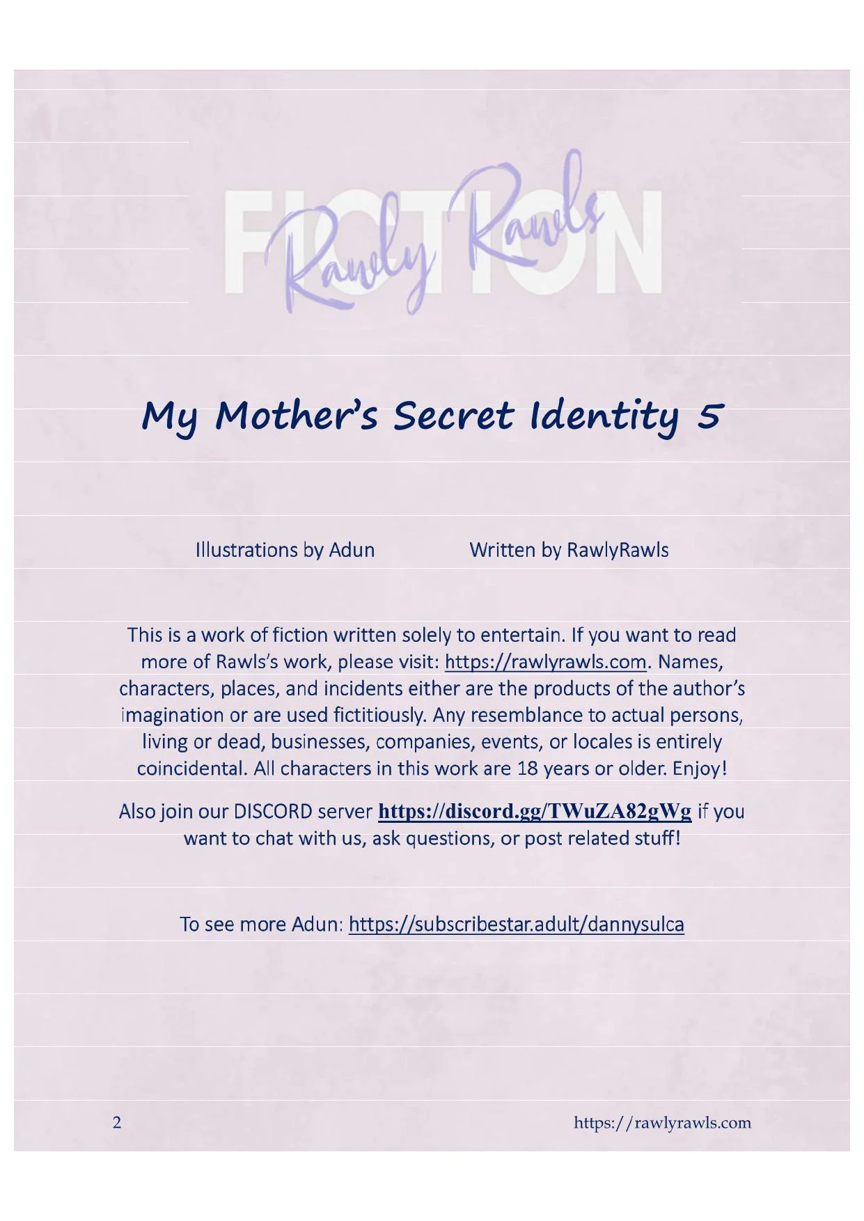 My Mother’s Secret Identity [Adun | Danny Sulca , RawlyRawls] Chapter 5 - Page 2