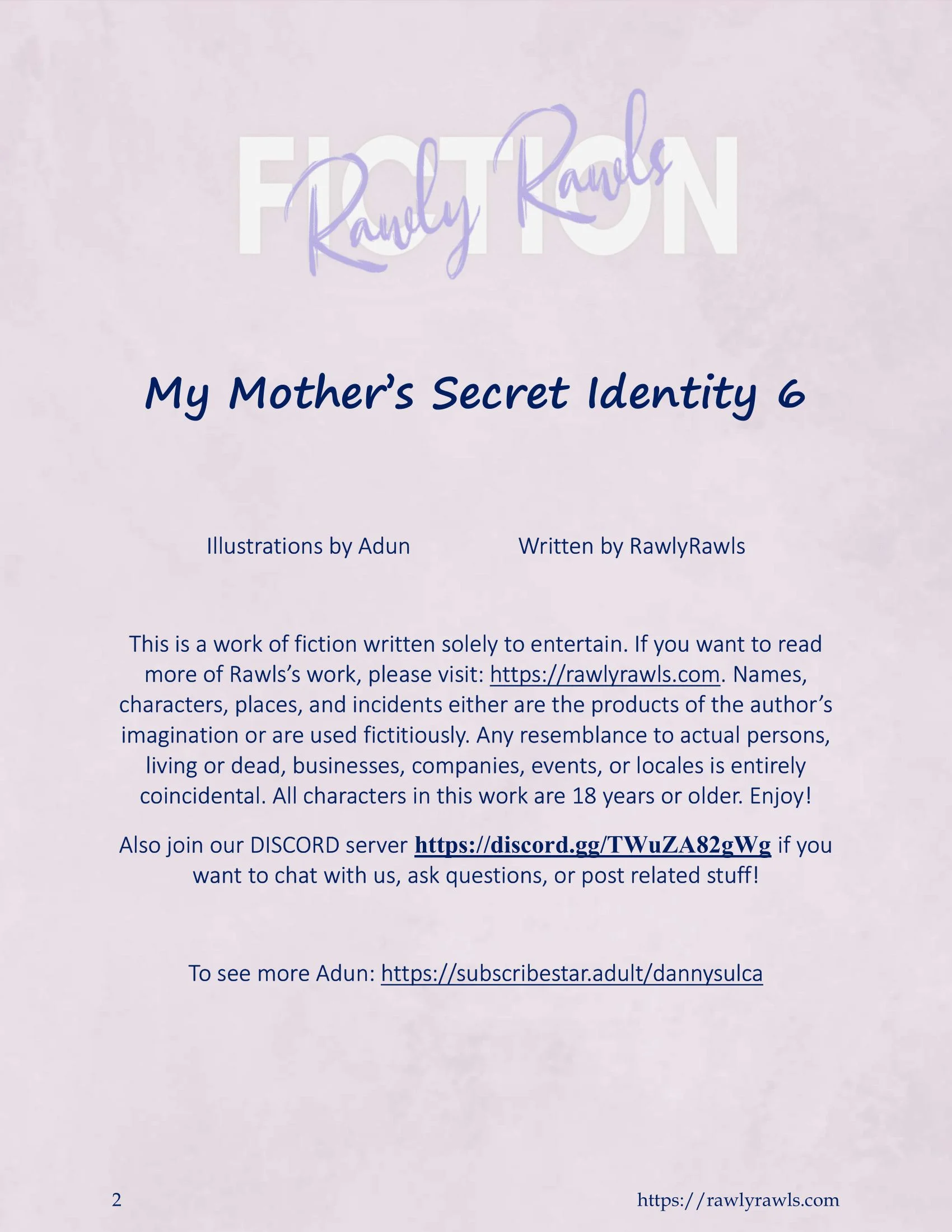My Mother’s Secret Identity [Adun | Danny Sulca , RawlyRawls] Chapter 6 - Page 2