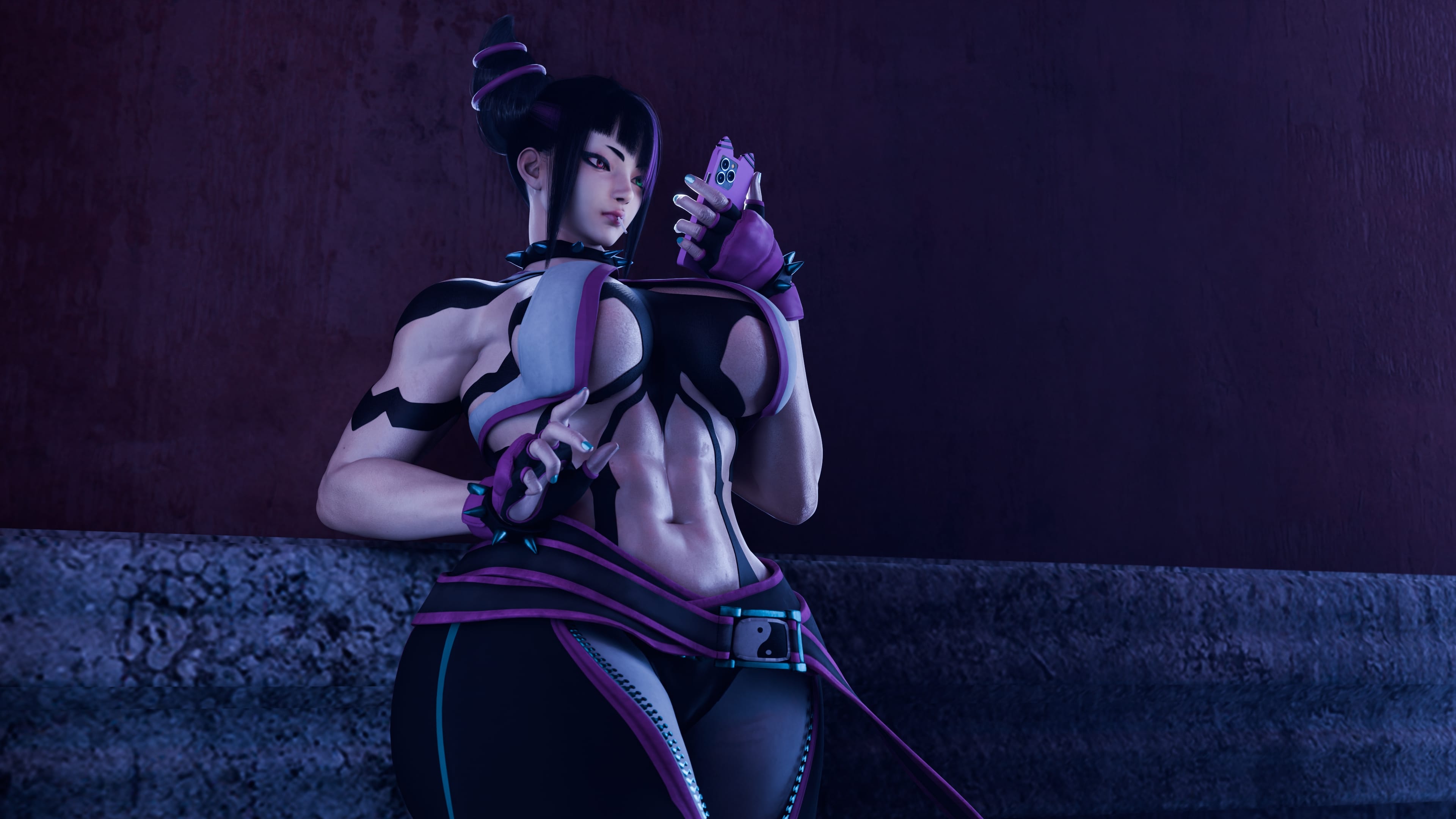 Juri Han – Marked By The Spider (Street Fighter) [PervertMuffinMajima] Chapter 1.5 - Page 81