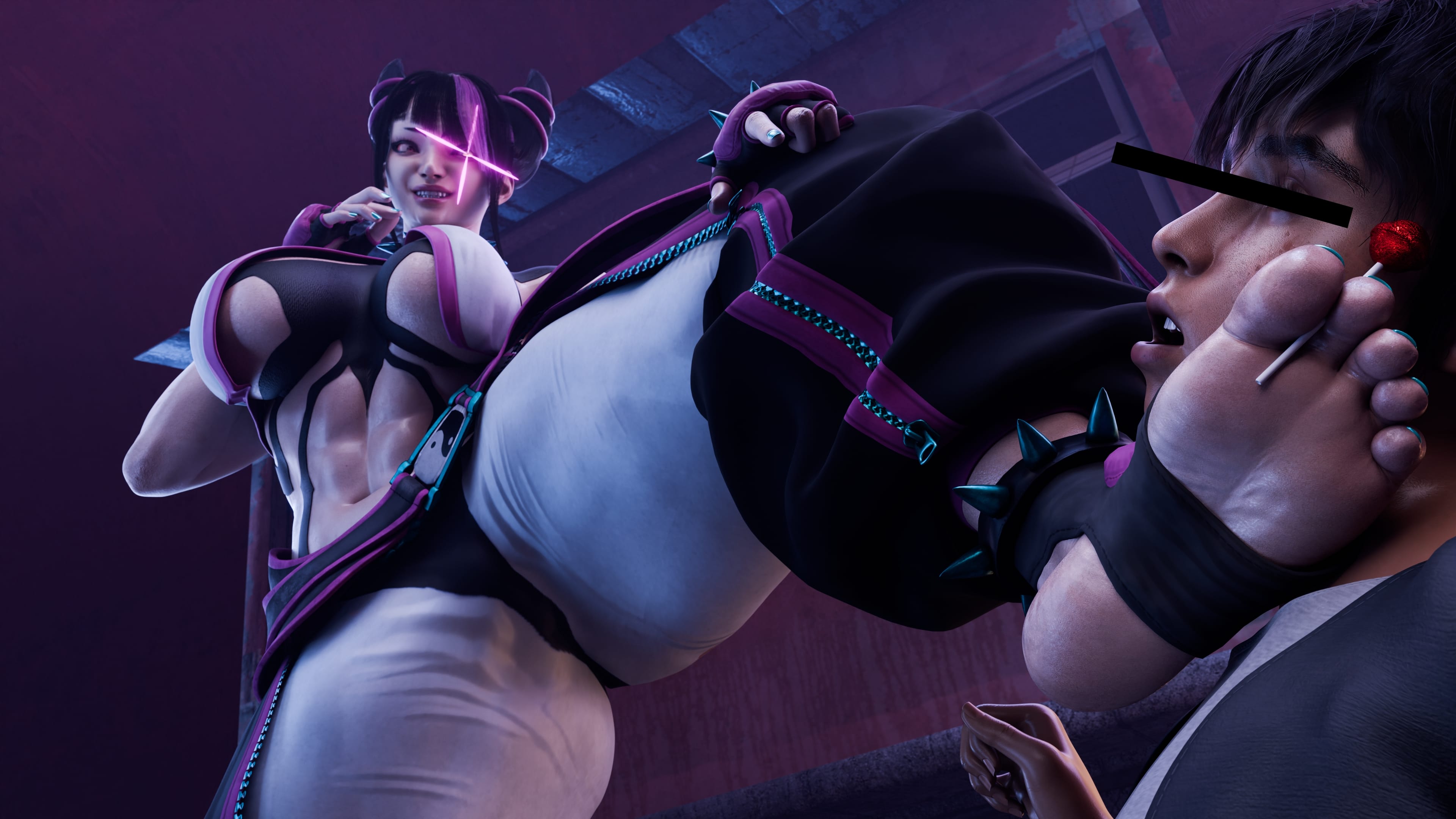 Juri Han – Marked By The Spider (Street Fighter) [PervertMuffinMajima] Chapter 1.5 - Page 89