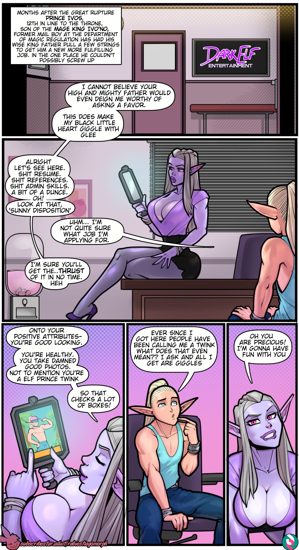 Welcome To Dark Elf Entertainment [Rabies T Lagomorph] Chapter 1 - Page 2