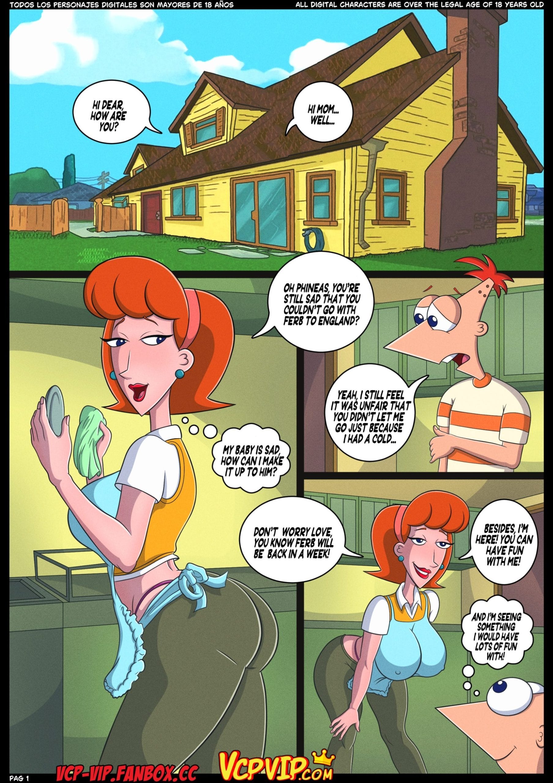 XXX-Ray Vision (Phineas and Ferb) [Majin King] Chapter 1 - Page 2