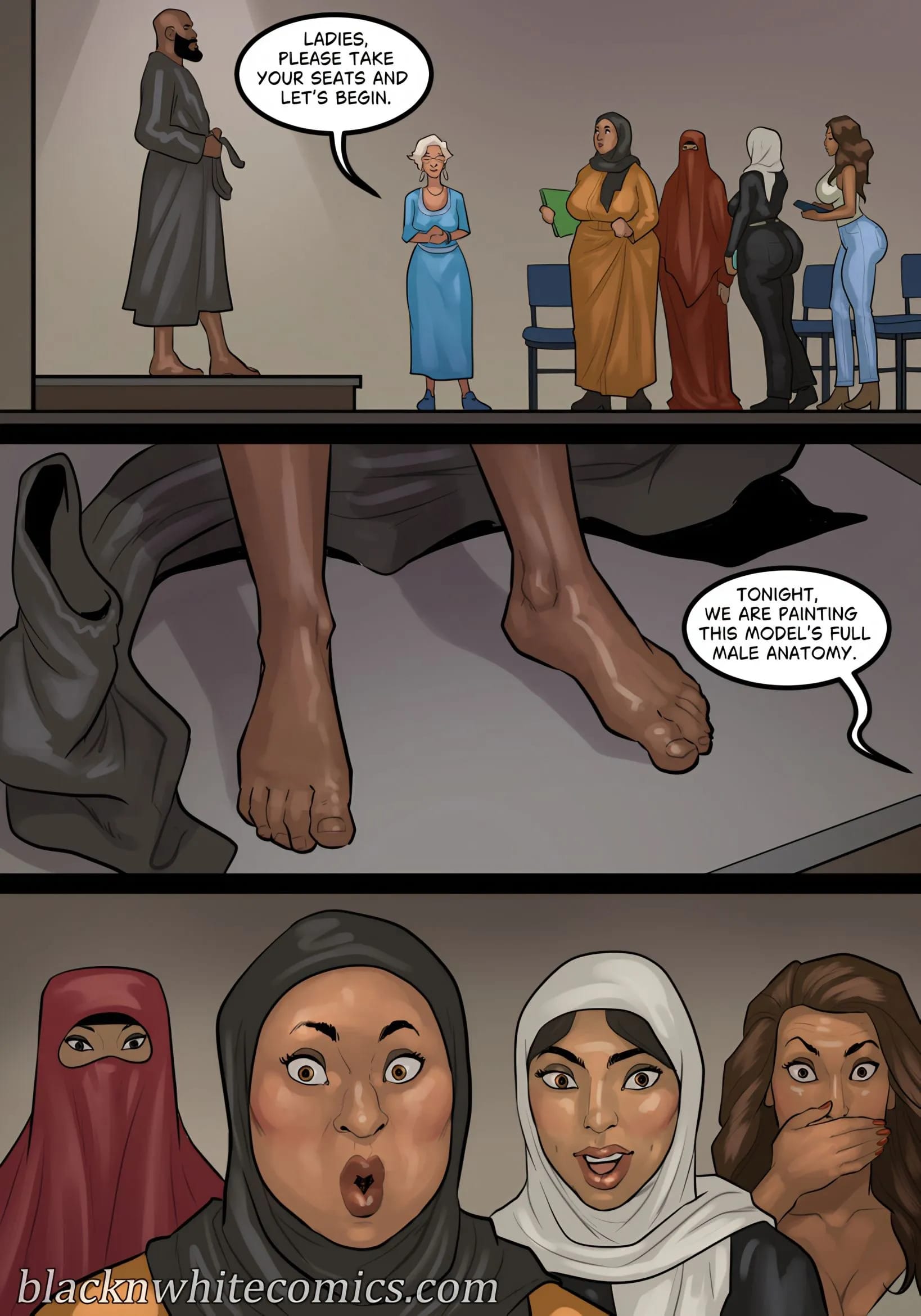Art Class [BlackNWhiteComics] Chapter 3 - Page 7