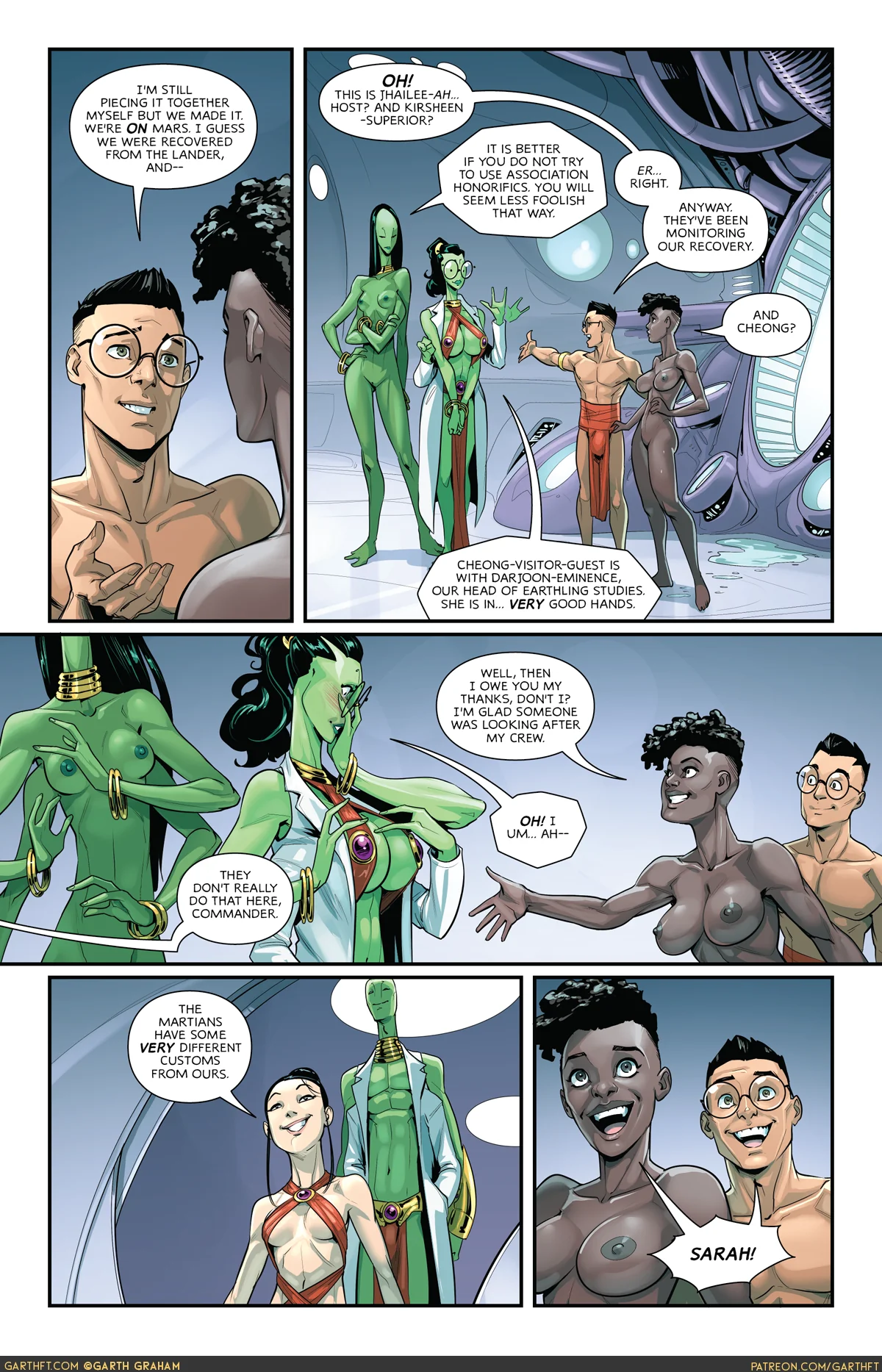 A Polycule of Mars [Garth Graham | Temporal Wolf] Chapter 3 - Page 3