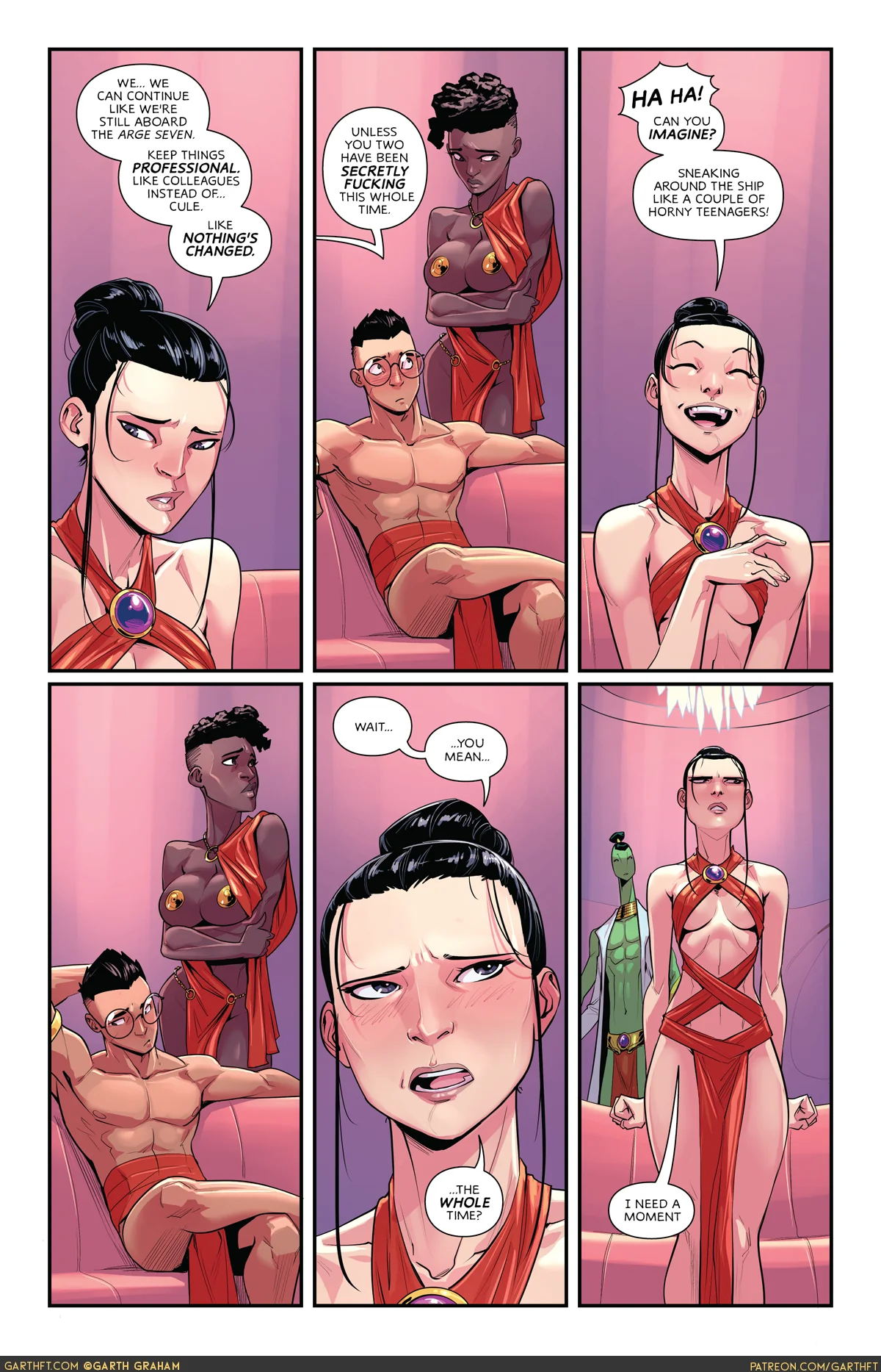 A Polycule of Mars [Garth Graham | Temporal Wolf] Chapter 3 - Page 7