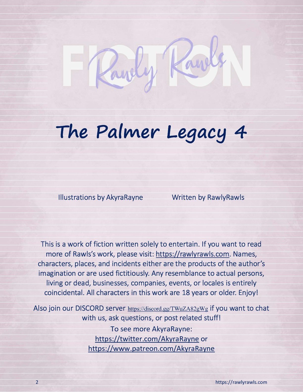 The Palmer Legacy [AkyraRayne, RawlyRawls] Chapter 4 - Page 2