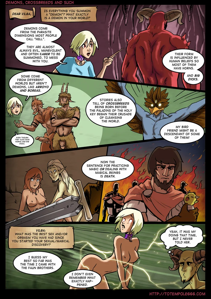 The Cummoner [Totempole] Chapter 0 - Ask Vilga - Page 7