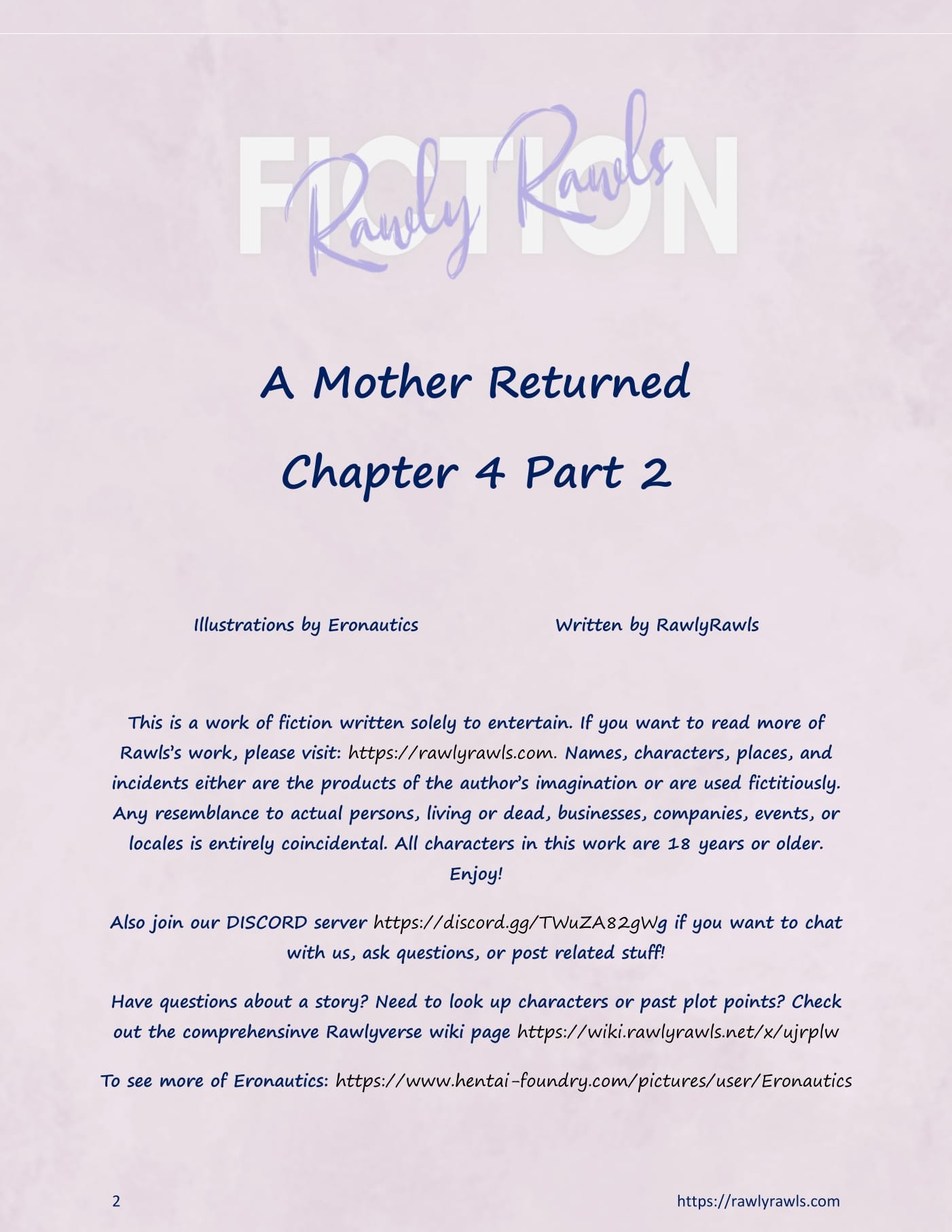 A Mother Returned [Eronautics, RawlyRawls] Chapter 4 - Part 2 - Page 2