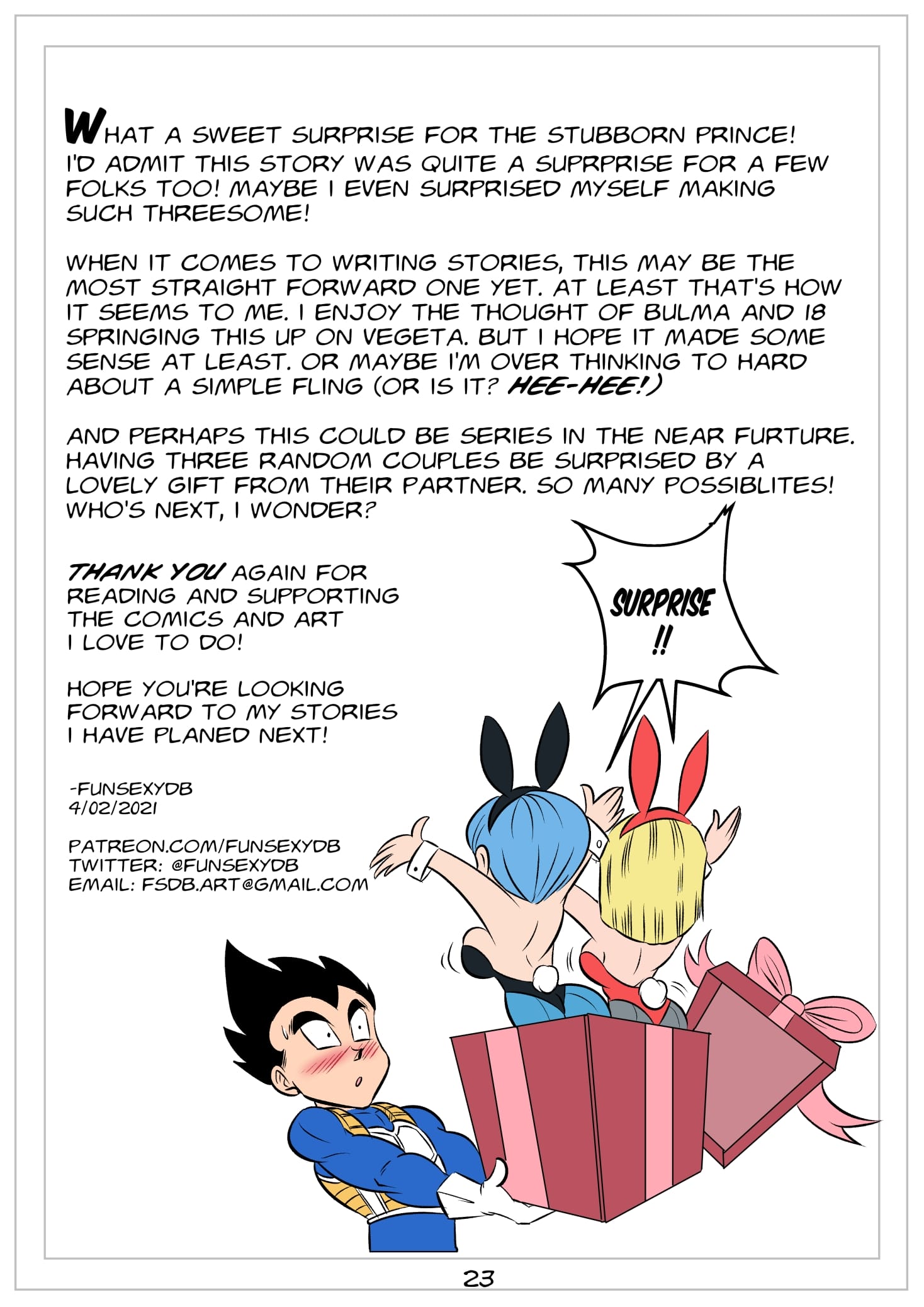 Vegeta’s Gift (Dragon Ball Z) [FunsexyDB] Chapter 1 - Page 25