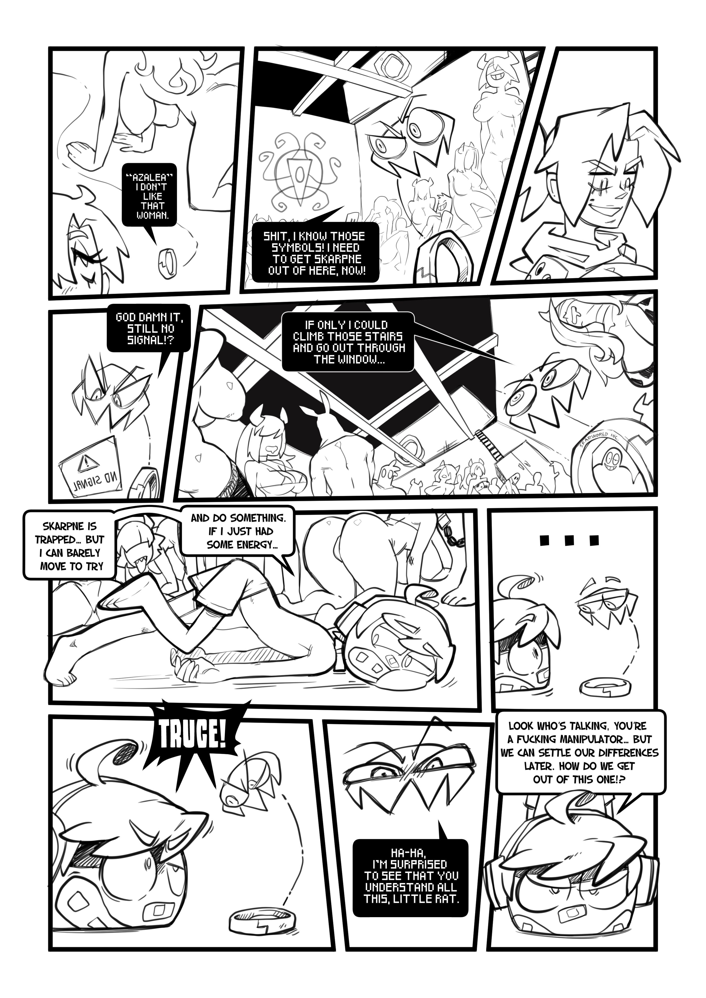 Skarpworld [Gerph] Milk Crisis 2 - Chapter 8 - Page 18