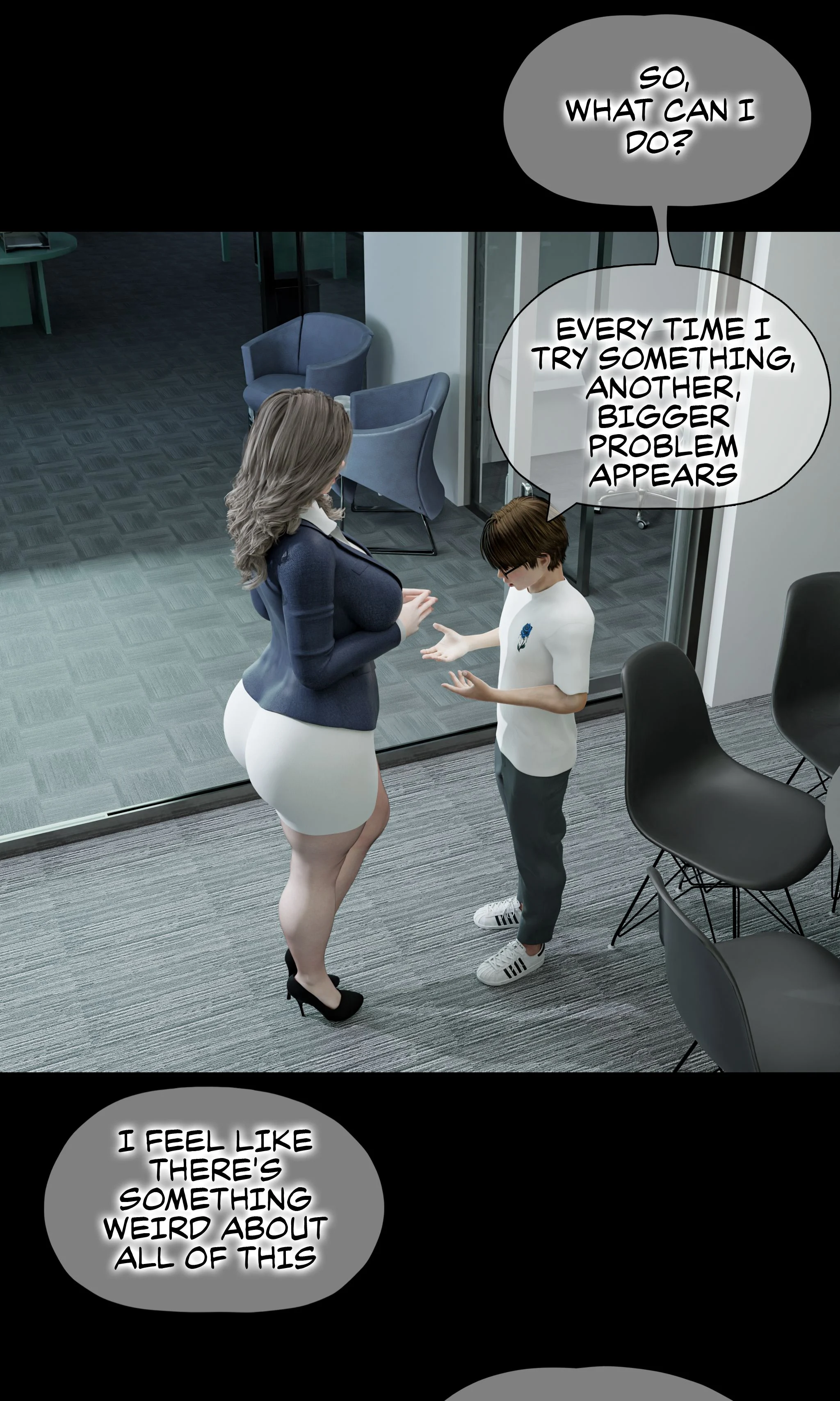 My Neighbor’s Widow [Rose Blue 3D] Chapter 3 - Page 106