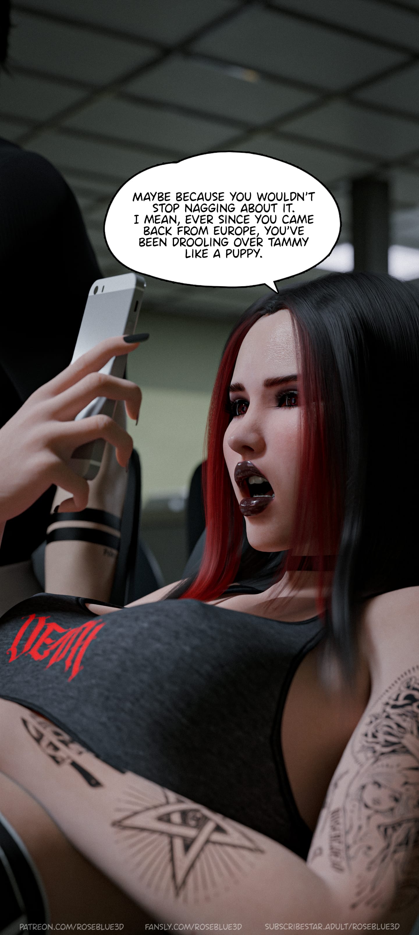 My Neighbor’s Widow [Rose Blue 3D] Chapter 44 - Page 51