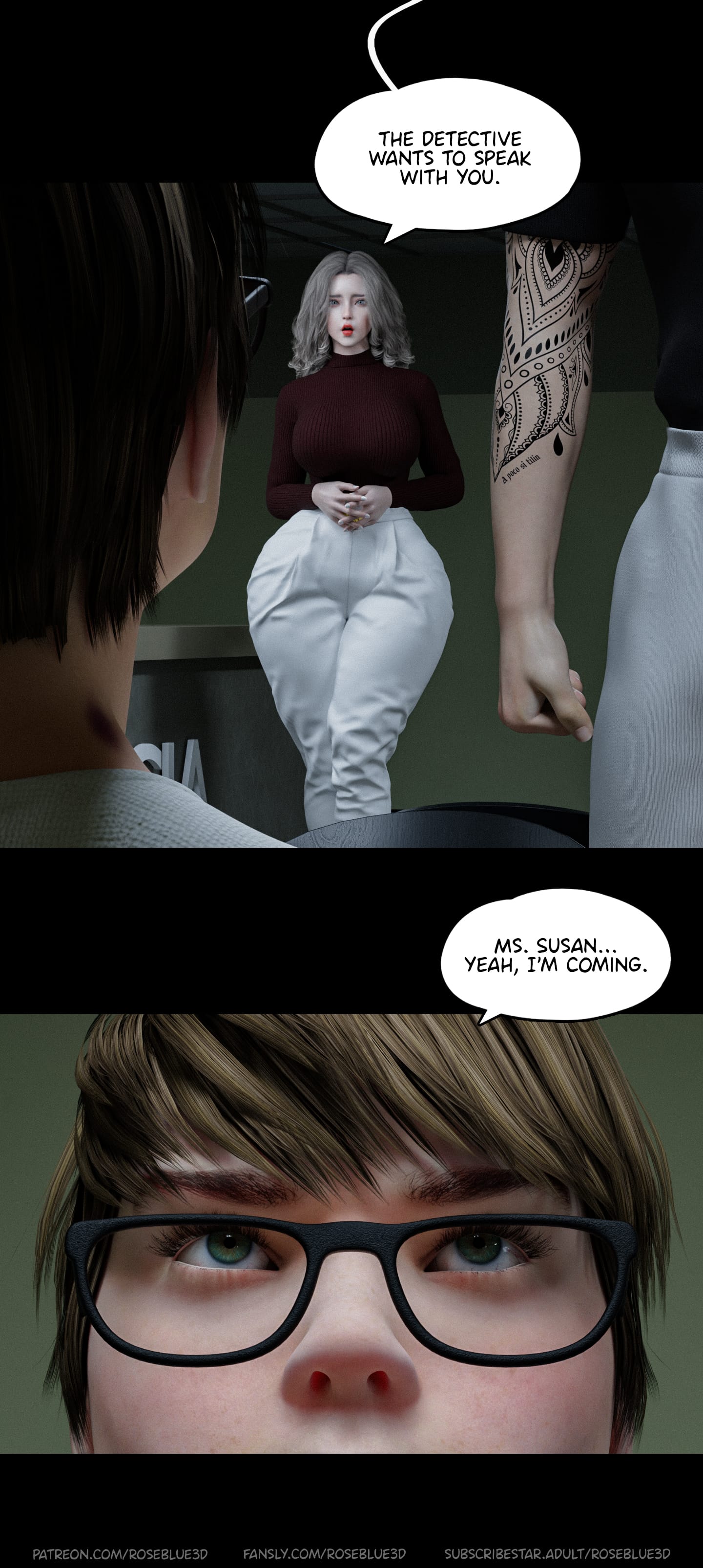 My Neighbor’s Widow [Rose Blue 3D] Chapter 44 - Page 59