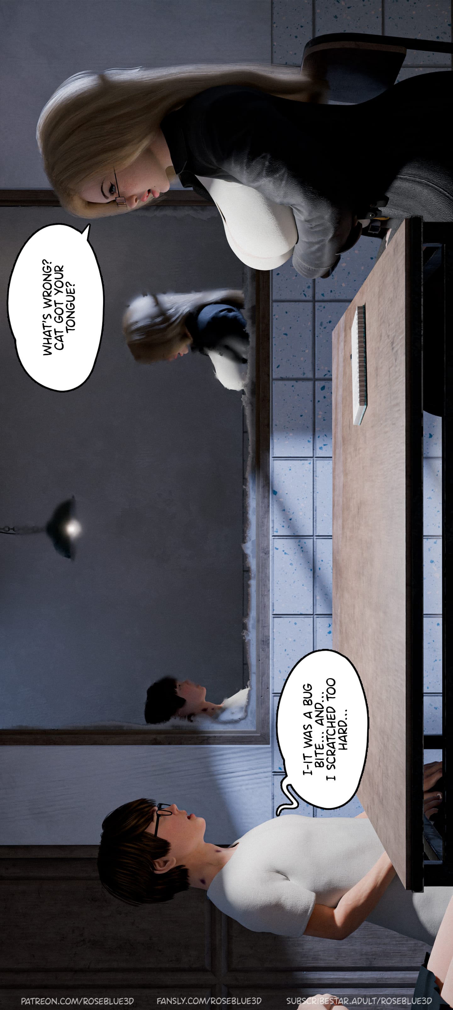 My Neighbor’s Widow [Rose Blue 3D] Chapter 44 - Page 77