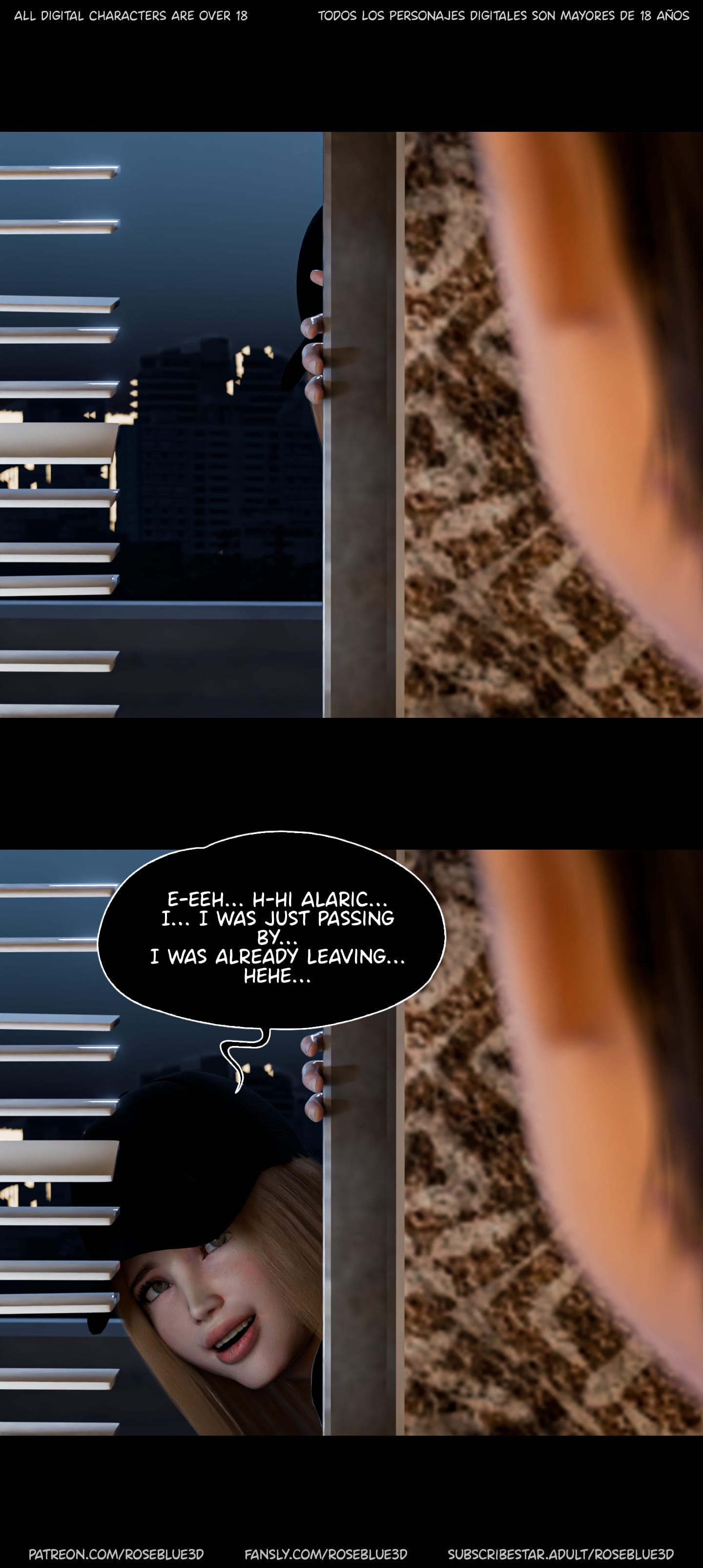 My Neighbor’s Widow [Rose Blue 3D] Chapter 53 - Page 57