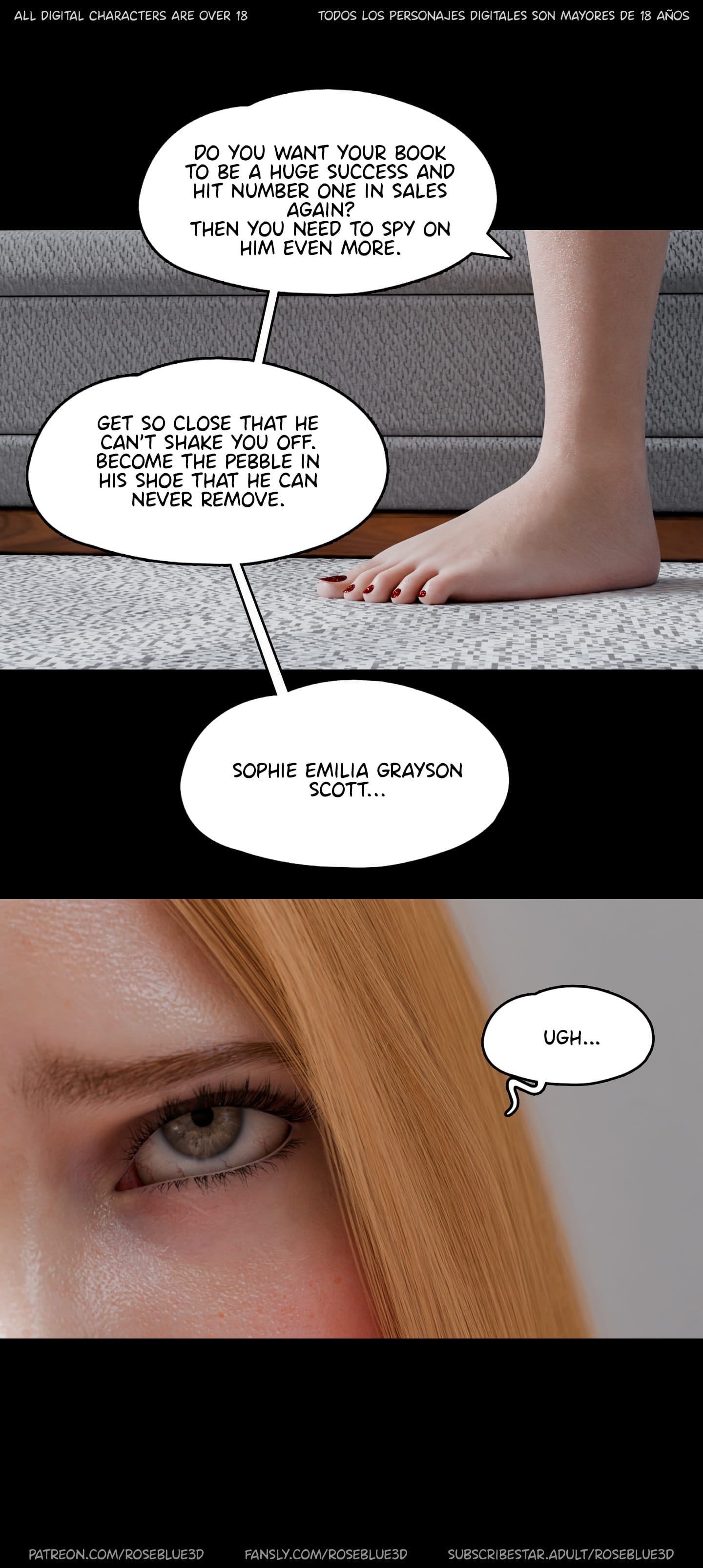 My Neighbor’s Widow [Rose Blue 3D] Chapter 53 - Page 9