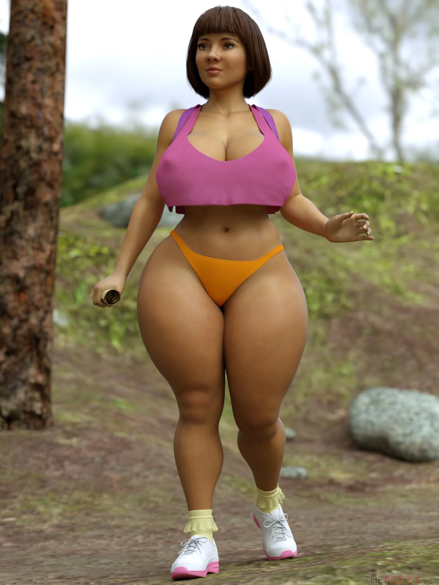 Gloria Cosplay Whora (Dora The Explorer) [The FOXXX] Chapter 1 - Page 1