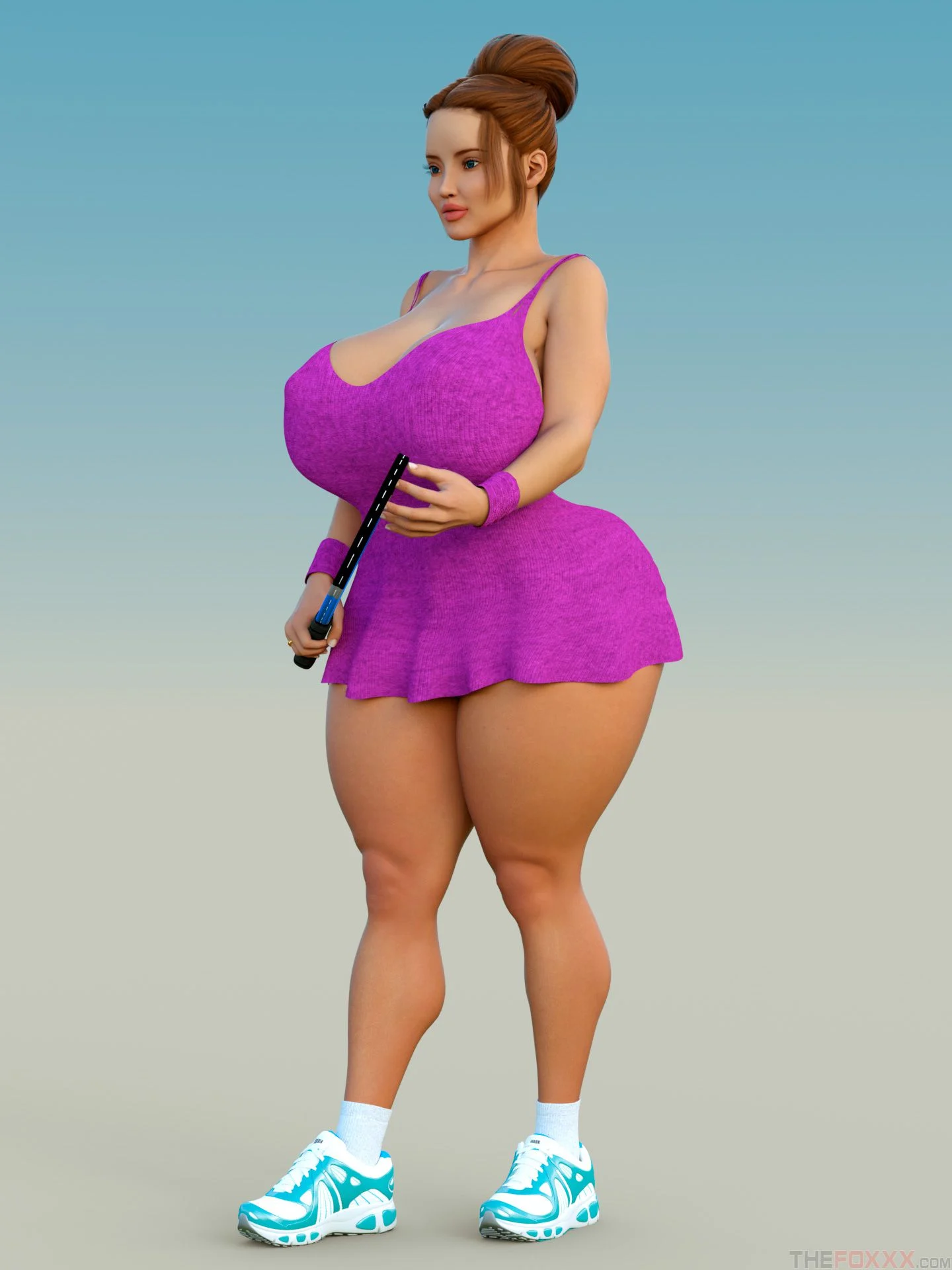 Artworks, Pinups, Other Stuff [The FOXXX] Roxy Tennis Outfit - Page 1