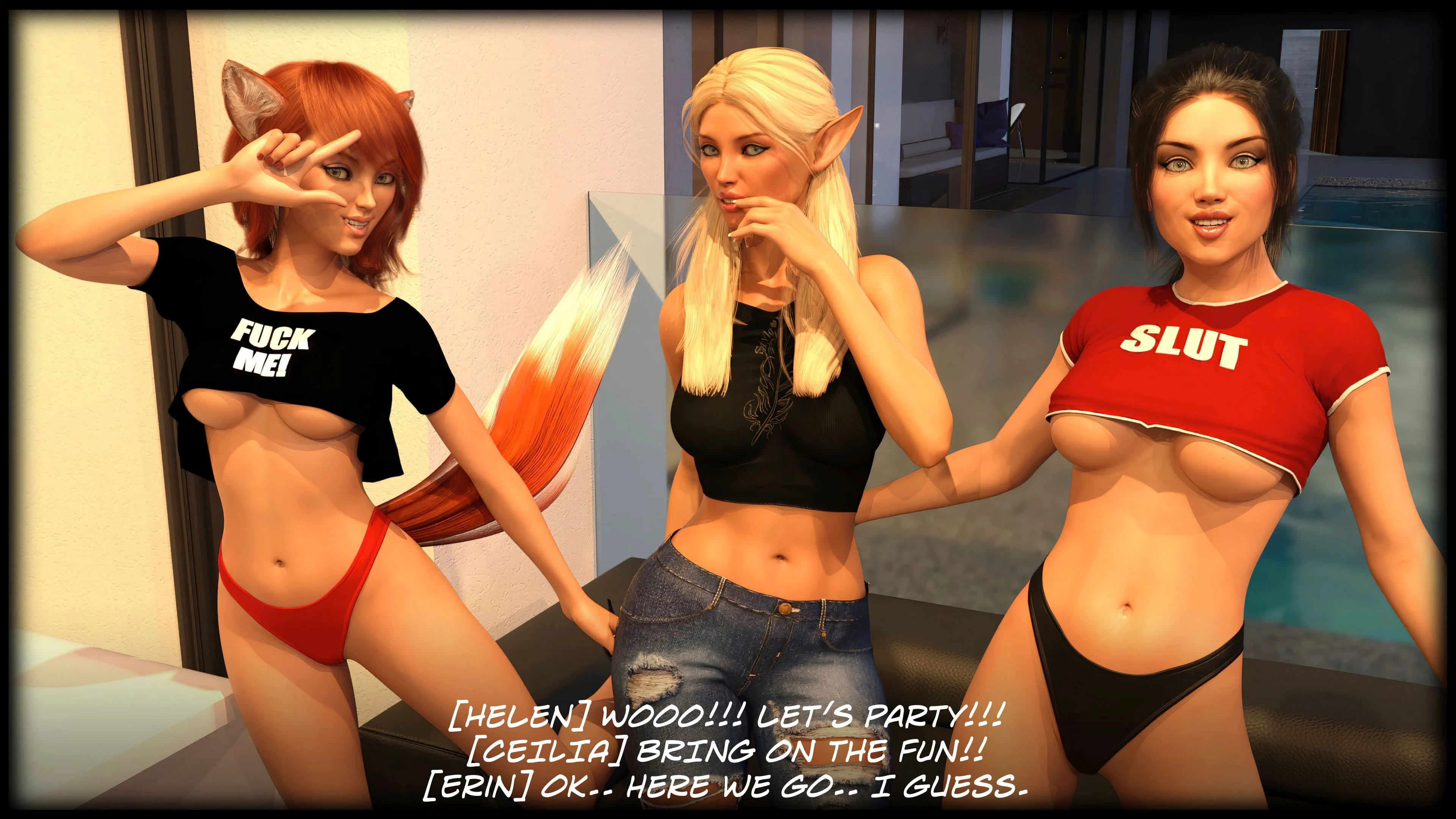 The Temptation Game [Sexy3DComics | Gonzo] Chapter 1.1 - Page 32