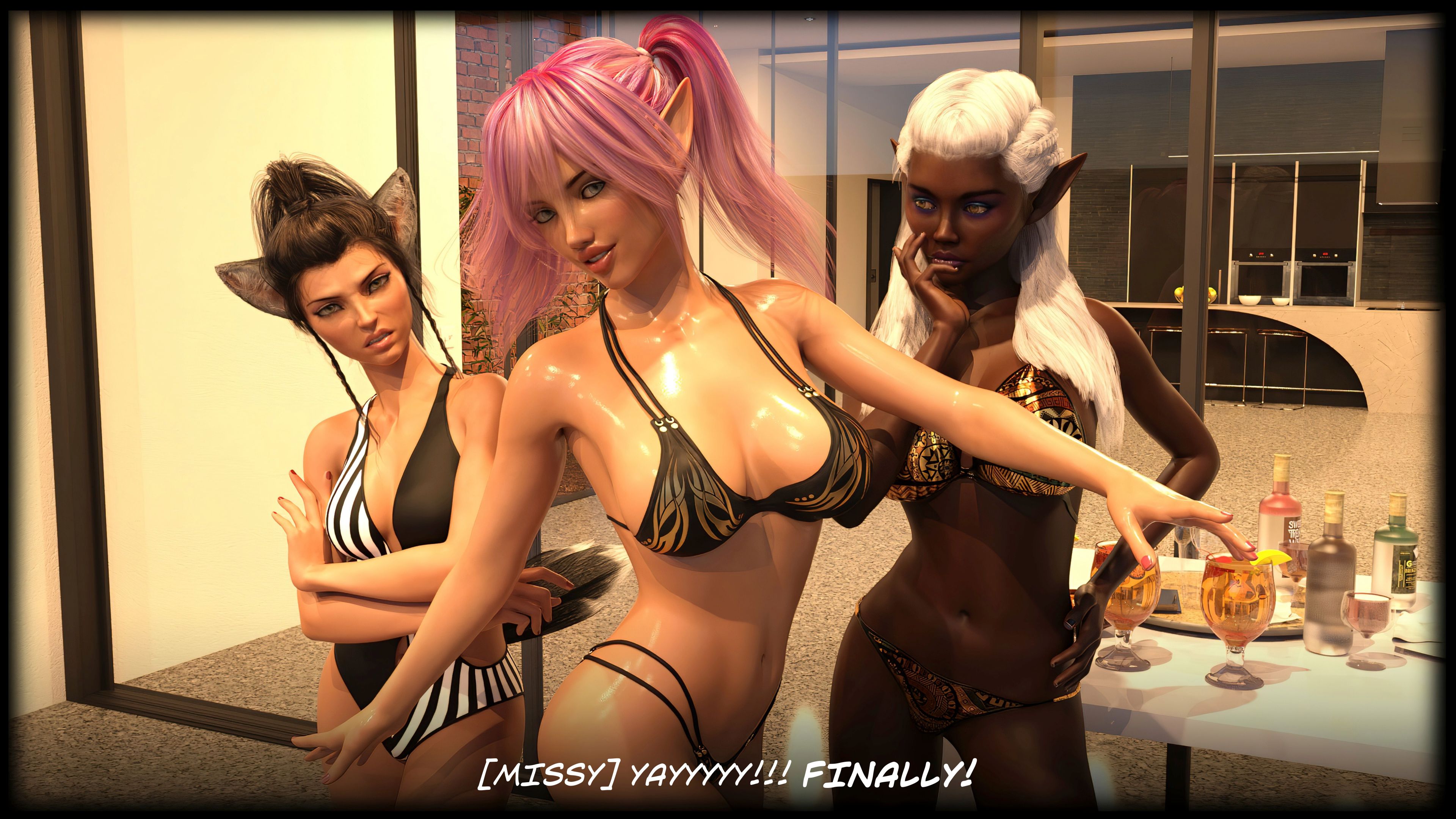 The Temptation Game [Sexy3DComics | Gonzo] Chapter 3.2 - Page 32