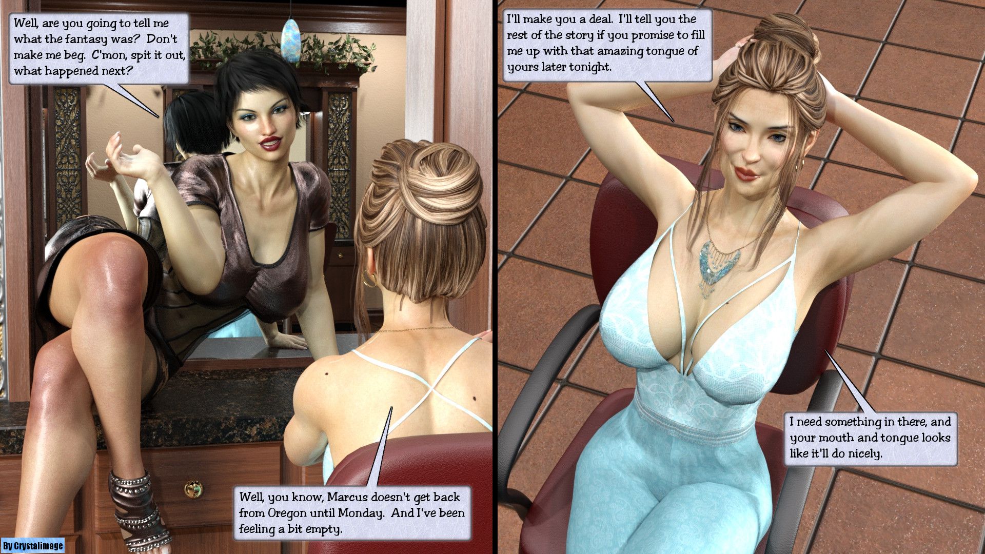 Classic Silke [Crystal Image] Insatiable Wife - Chapter 6 - Page 8