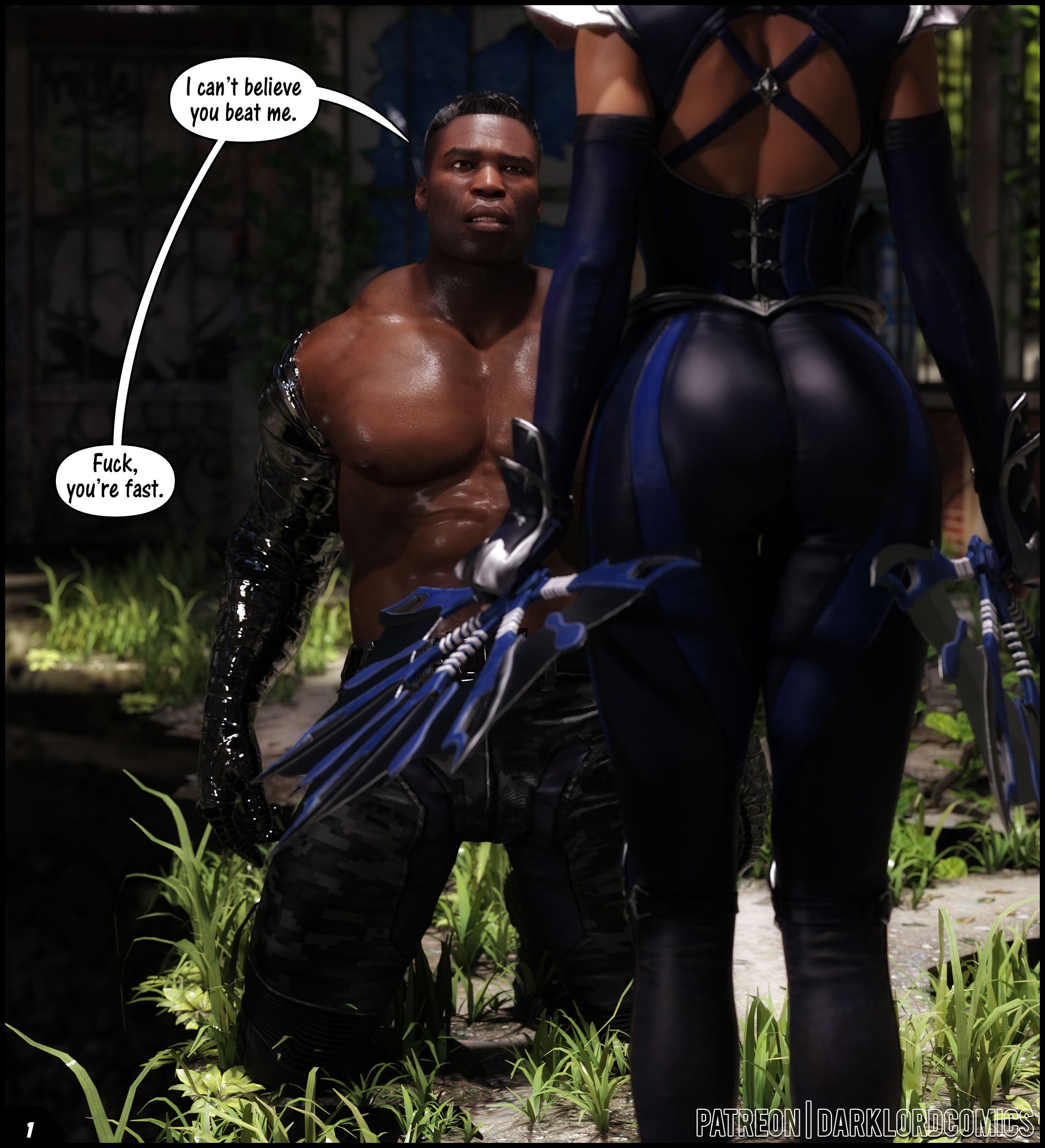 Kitana VS Jax (Mortal Kombat) [Darklord] Chapter 1 - Page 1
