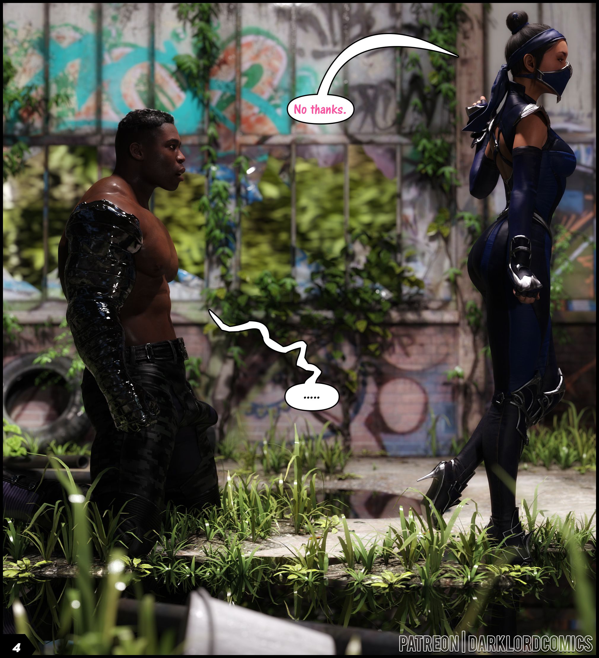 Kitana VS Jax (Mortal Kombat) [Darklord] Chapter 1 - Page 4