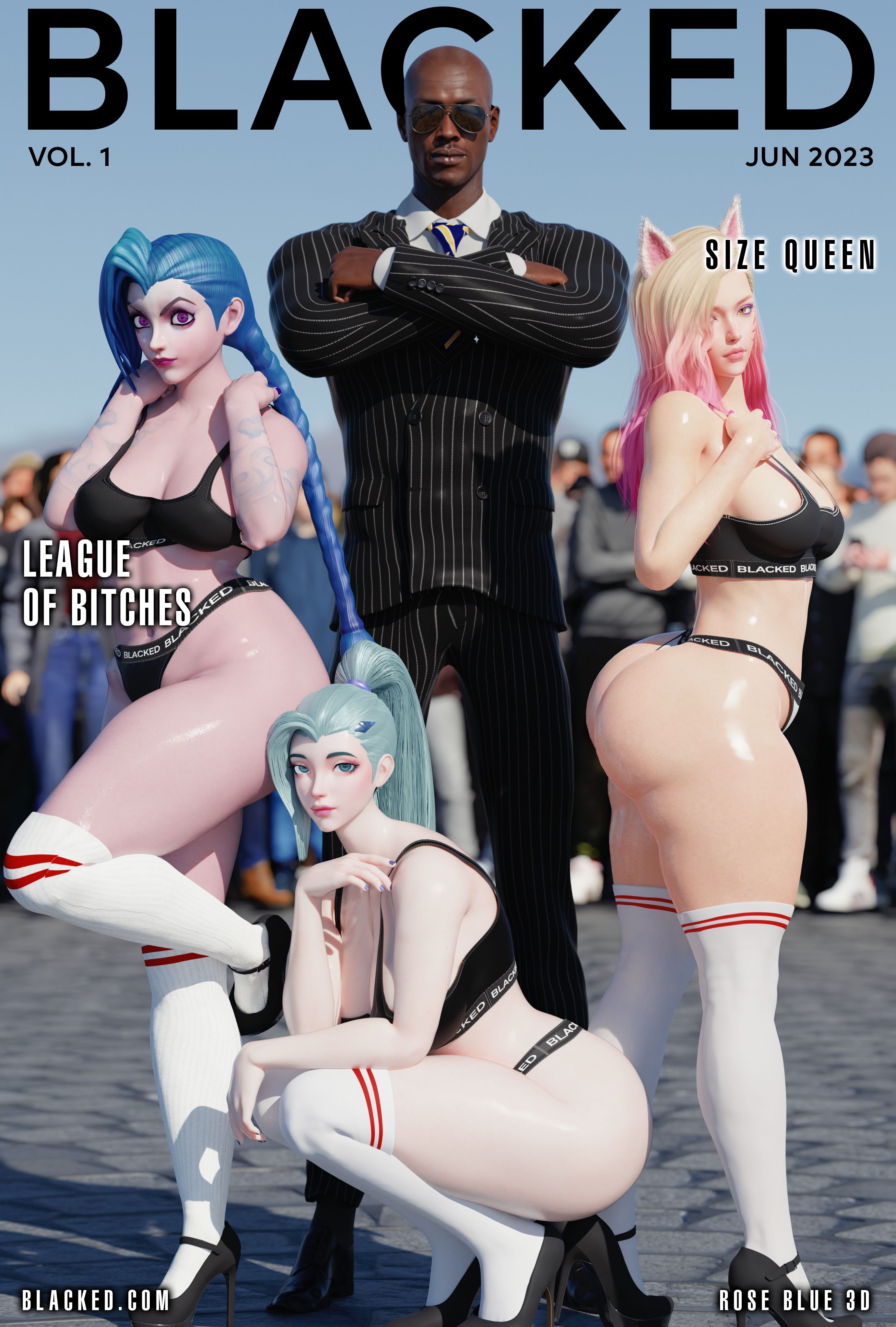 Blacked (League of Legends) [Rose Blue 3D] Chapter 1 - Page 1