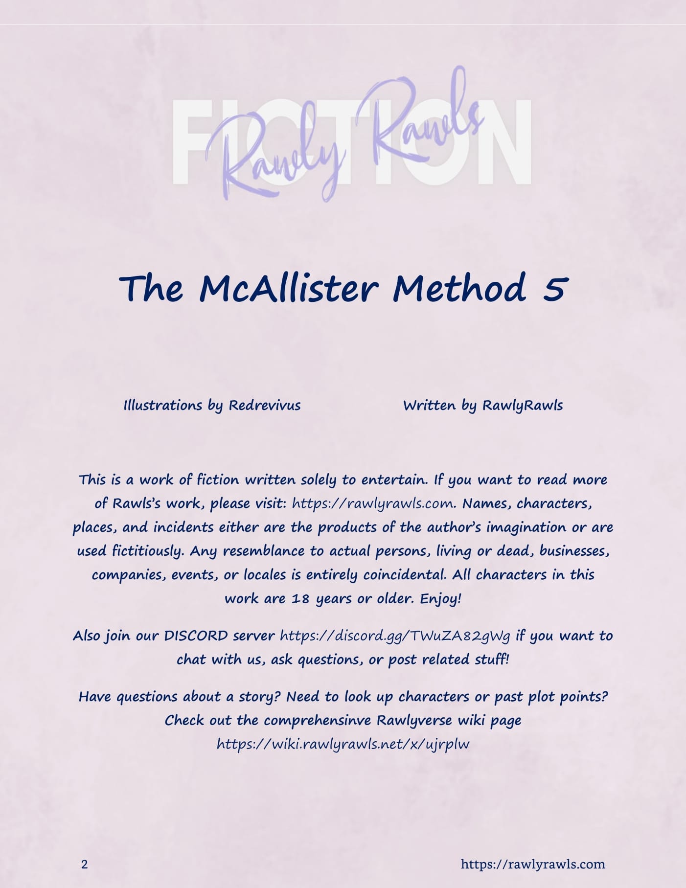 The McAllister Method [Redoxa , RawlyRawls] Chapter 5 - Page 2