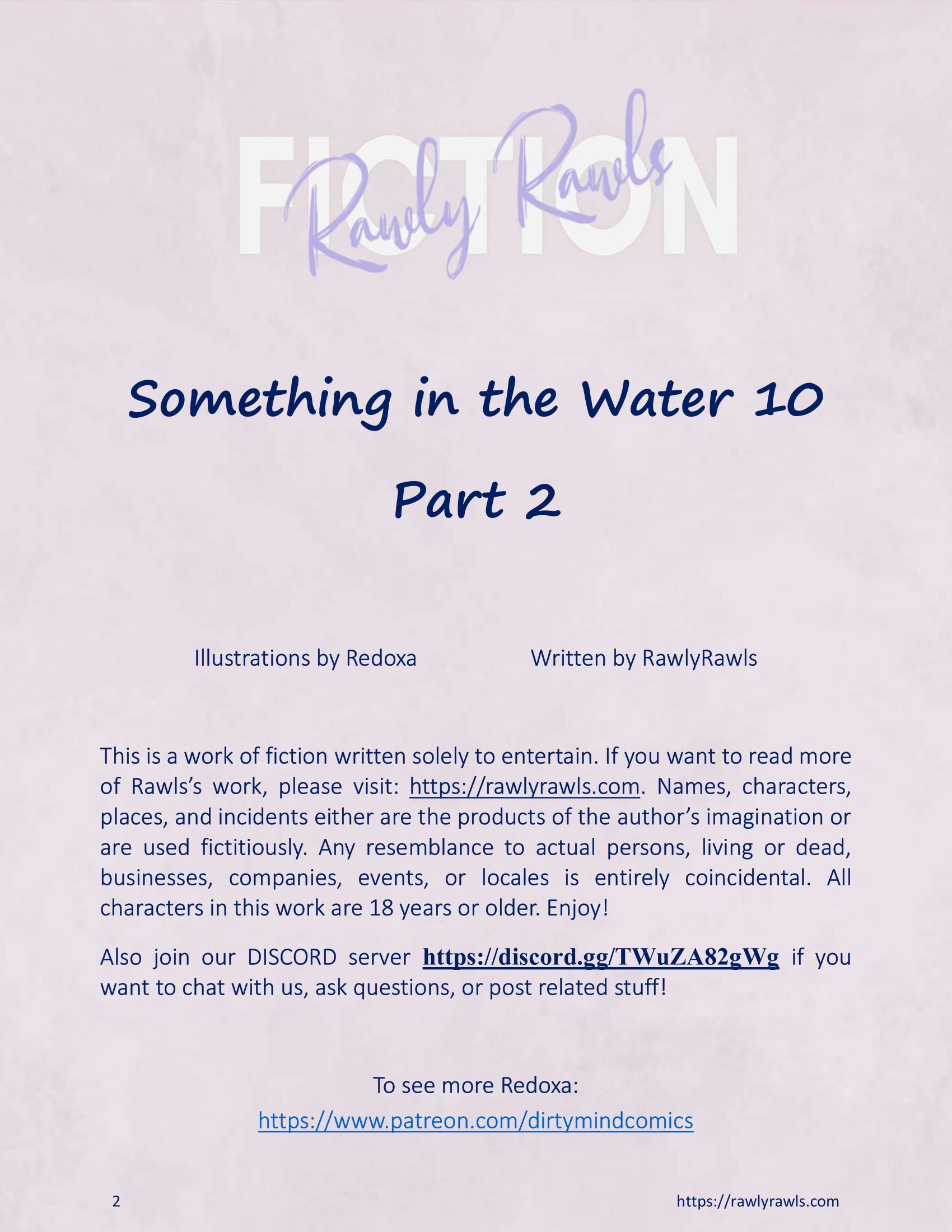 There’s Something in the Water [Redoxa , RawlyRawls] Chapter 10 - Part 2 - Page 2