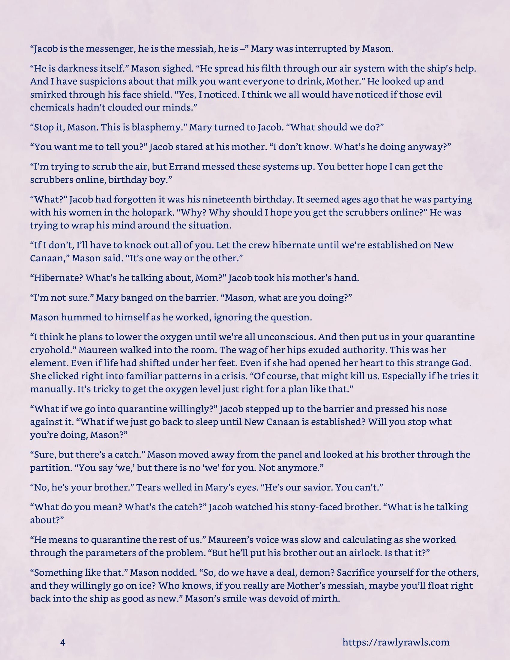 Mothership Wilderness [Redoxa , RawlyRawls] Chapter 19 - Page 4