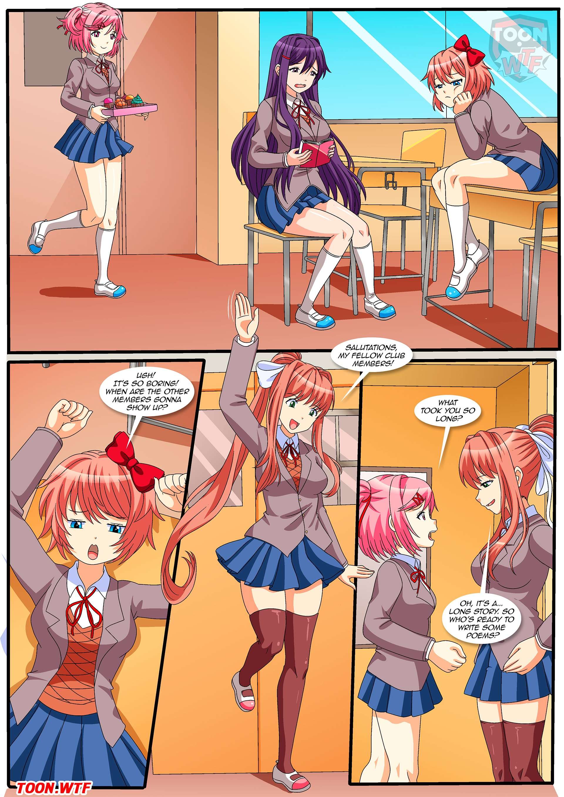 Doki Doki Literature Club [PalComix] Chapter 1 - Page 2