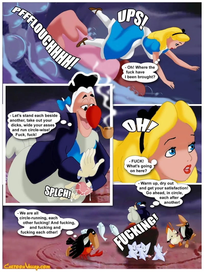 Alice in Wonderfuckers Land (Alice in Wonderland) [Cartoon Valley] Chapter 1 - Page 19
