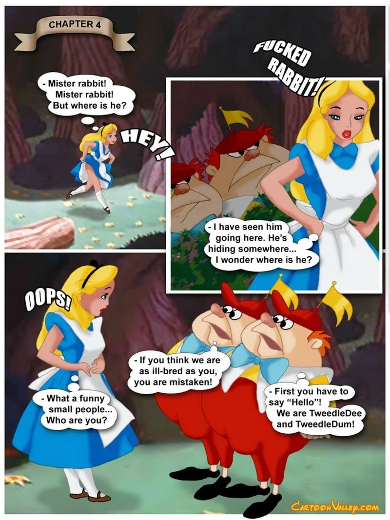 Alice in Wonderfuckers Land (Alice in Wonderland) [Cartoon Valley] Chapter 1 - Page 25