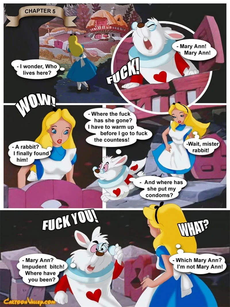 Alice in Wonderfuckers Land (Alice in Wonderland) [Cartoon Valley] Chapter 1 - Page 33