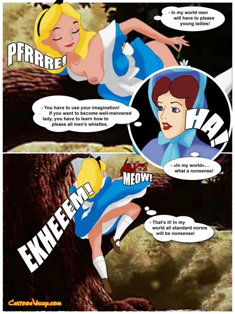Alice in Wonderfuckers Land (Alice in Wonderland) [Cartoon Valley] Chapter 1 - Page 4