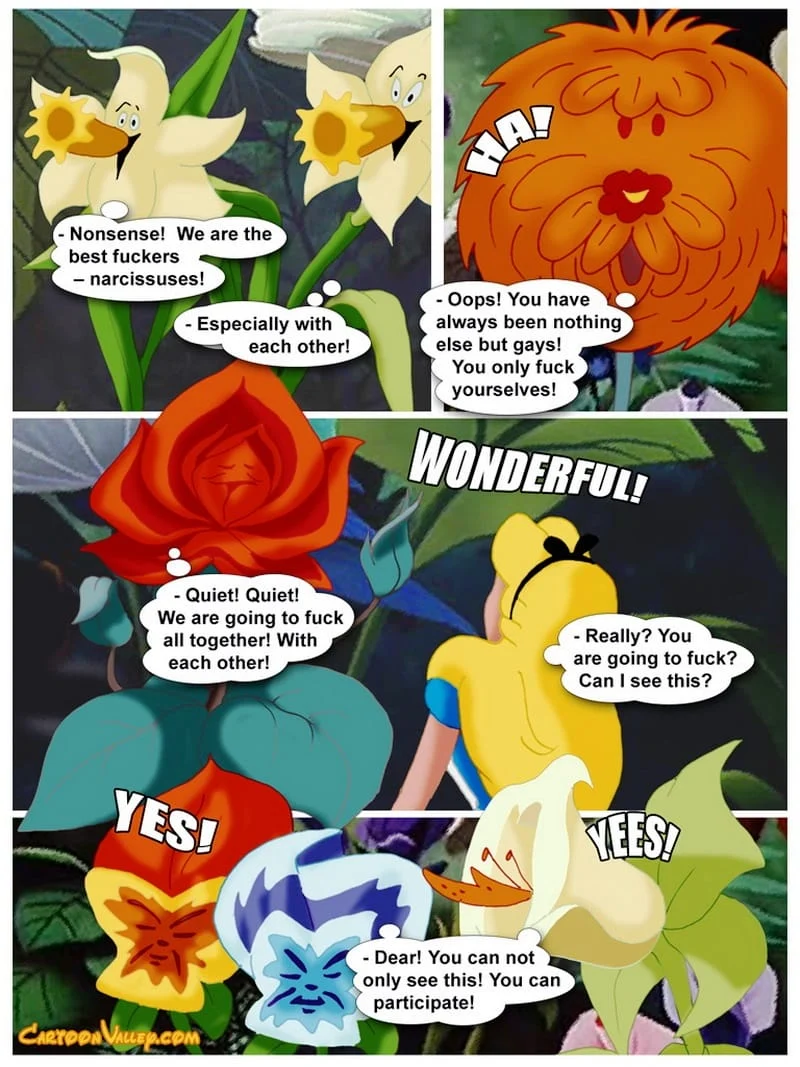 Alice in Wonderfuckers Land (Alice in Wonderland) [Cartoon Valley] Chapter 1 - Page 43