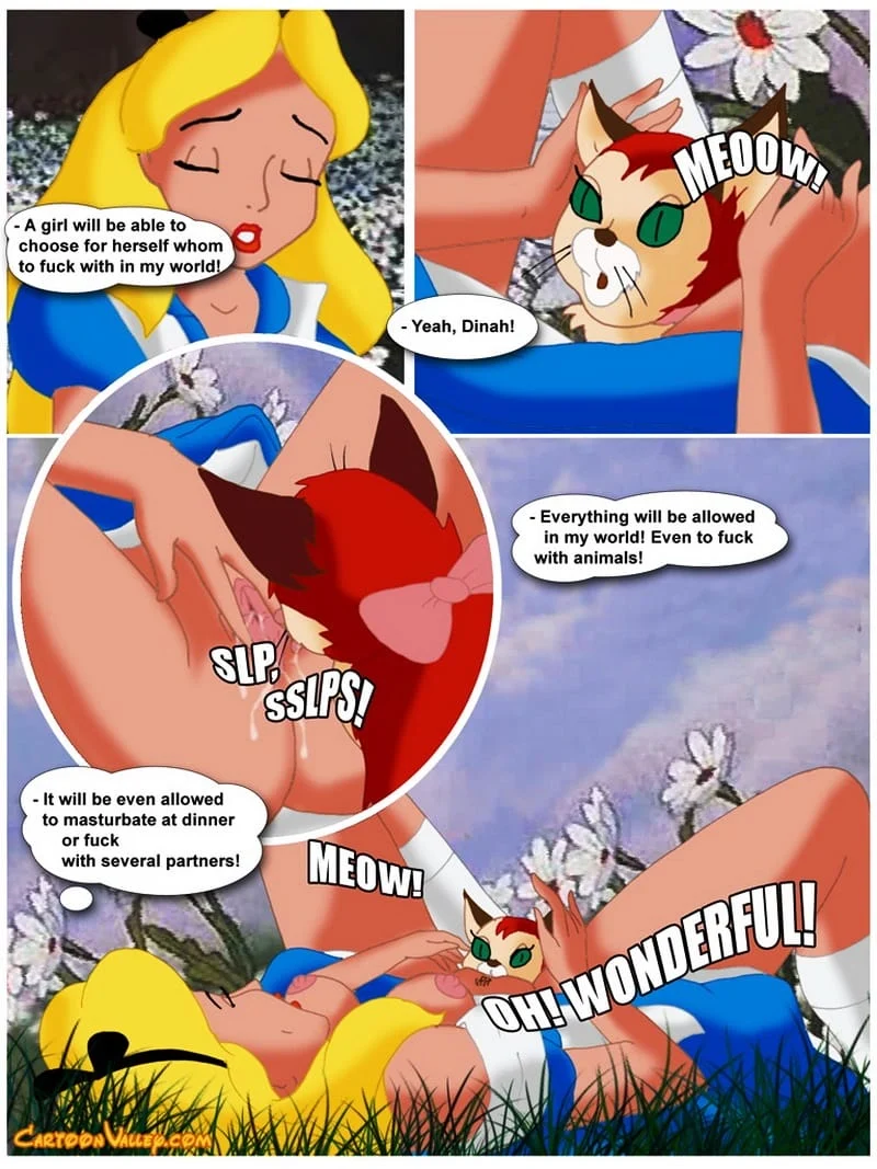 Alice in Wonderfuckers Land (Alice in Wonderland) [Cartoon Valley] Chapter 1 - Page 5