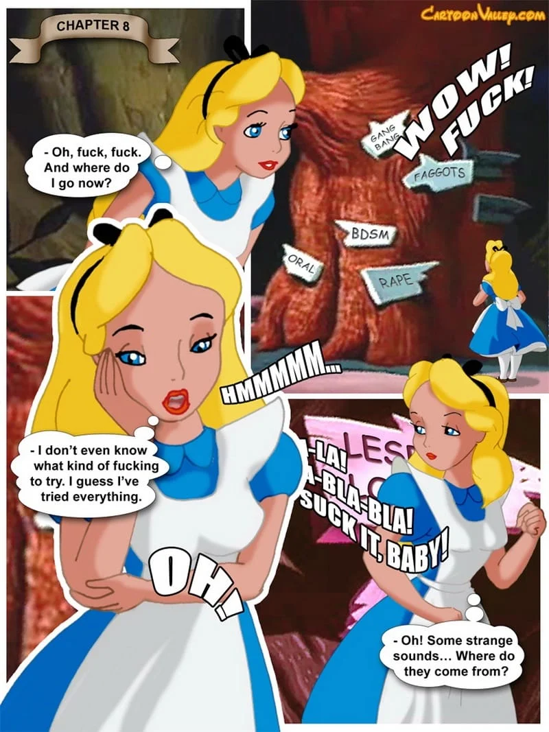 Alice in Wonderfuckers Land (Alice in Wonderland) [Cartoon Valley] Chapter 1 - Page 57