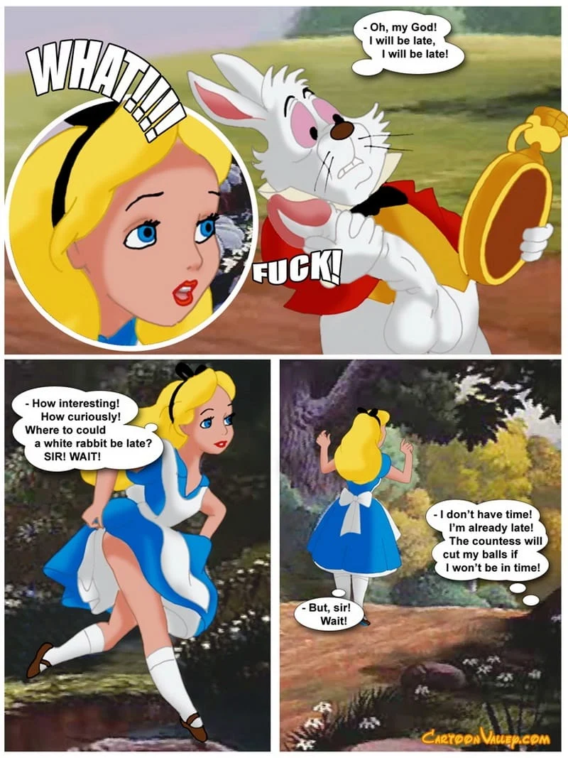Alice in Wonderfuckers Land (Alice in Wonderland) [Cartoon Valley] Chapter 1 - Page 7