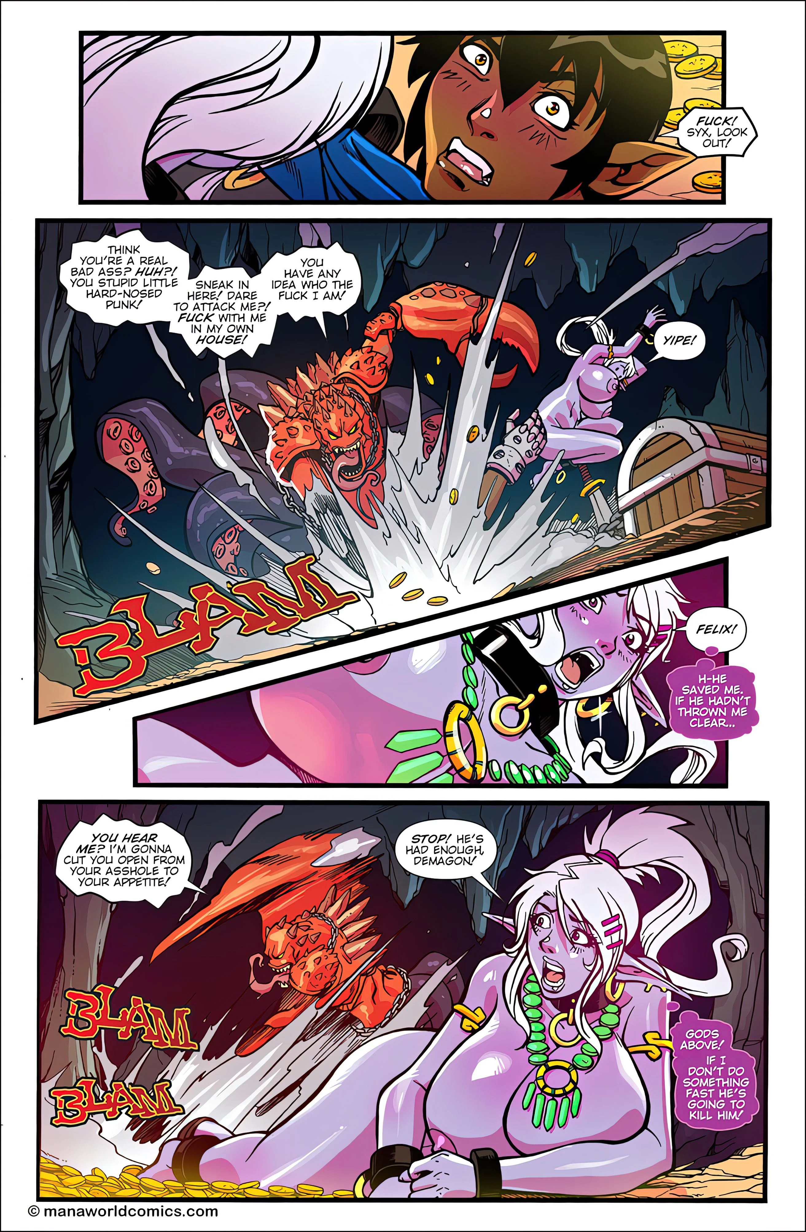 Main Comic Series [Mana World] Blood In The Water - Chapter 11 - Page 10