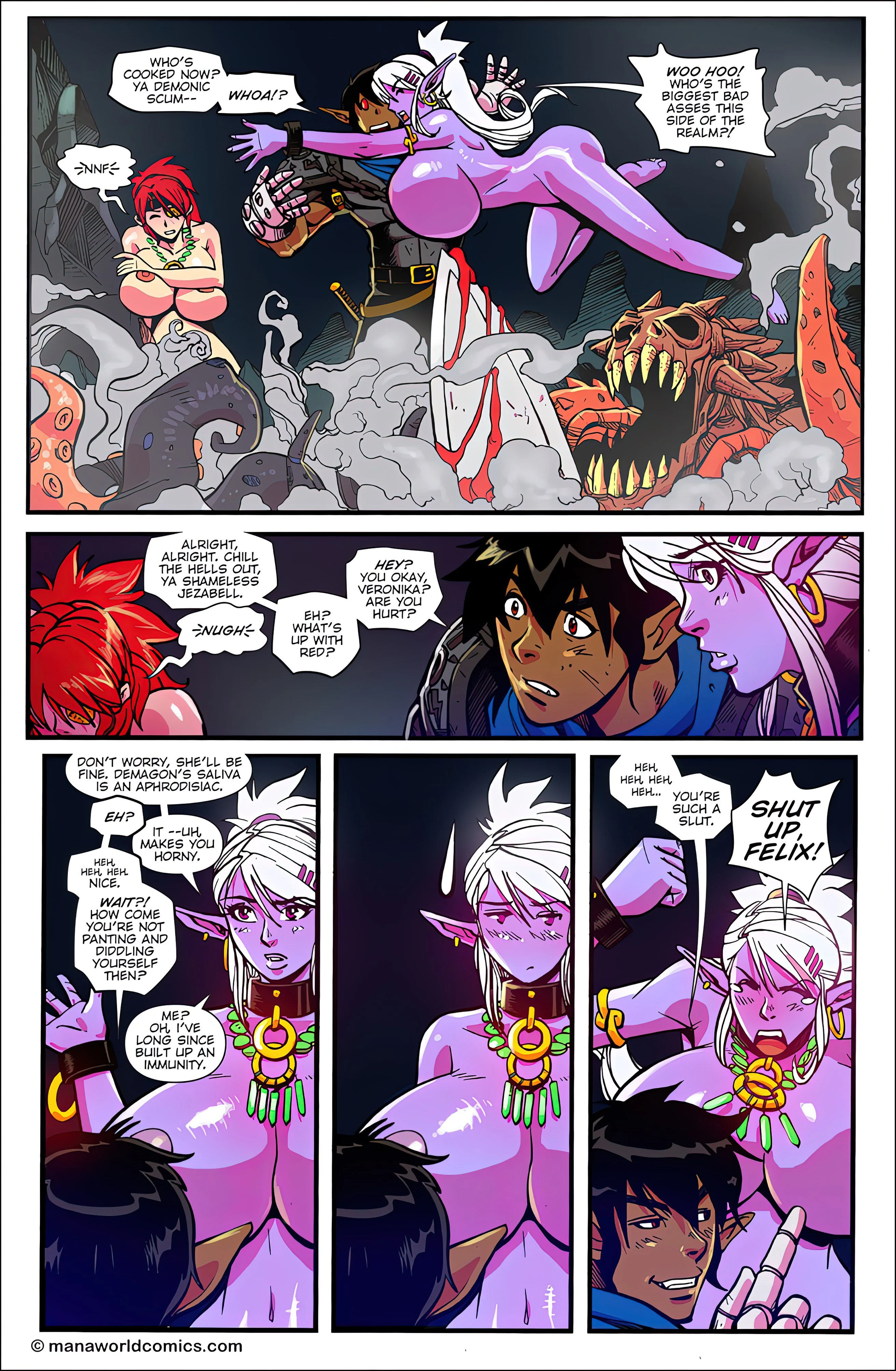 Main Comic Series [Mana World] In The Red - Chapter 12 - Page 10