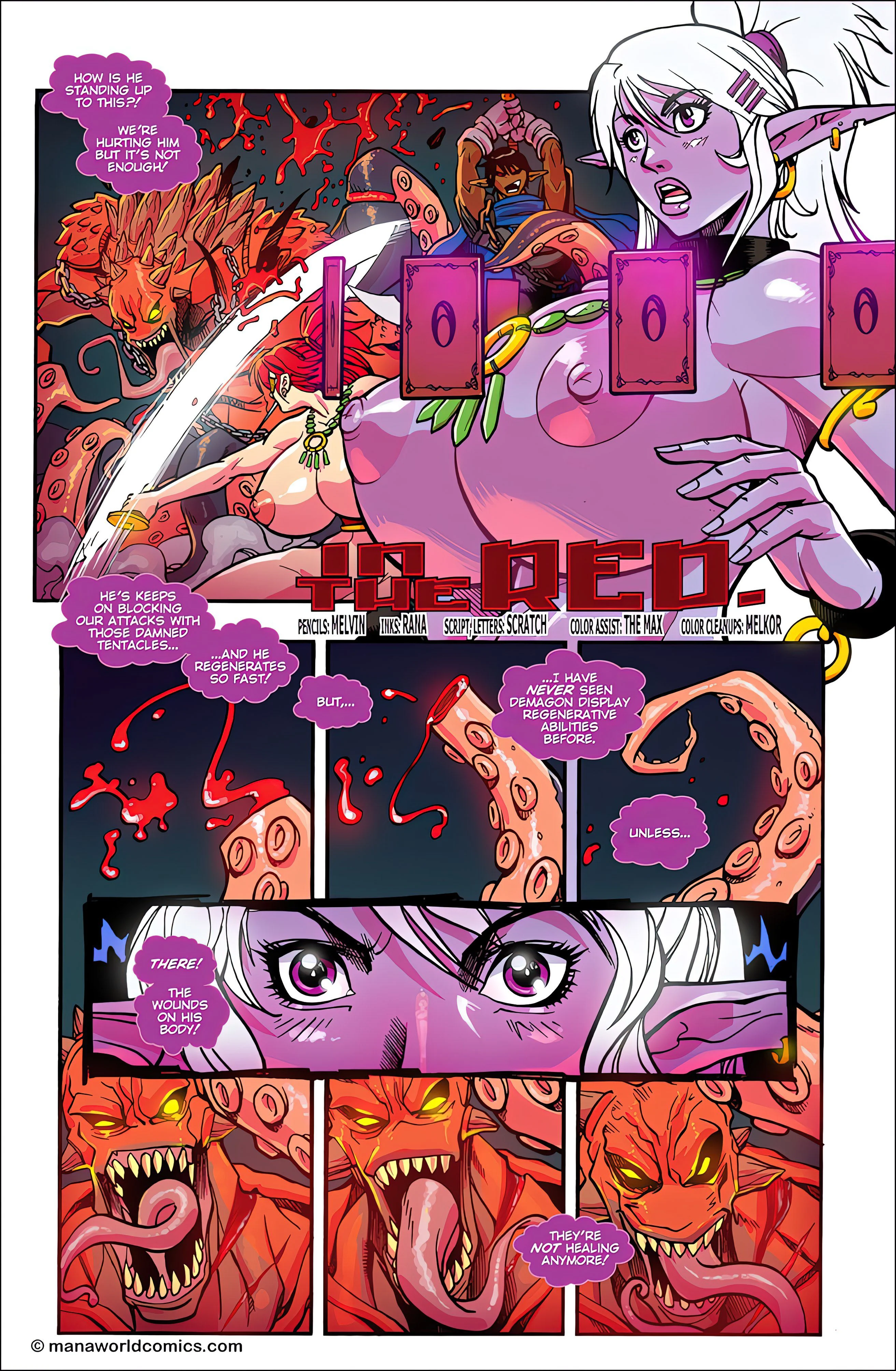 Main Comic Series [Mana World] In The Red - Chapter 12 - Page 3