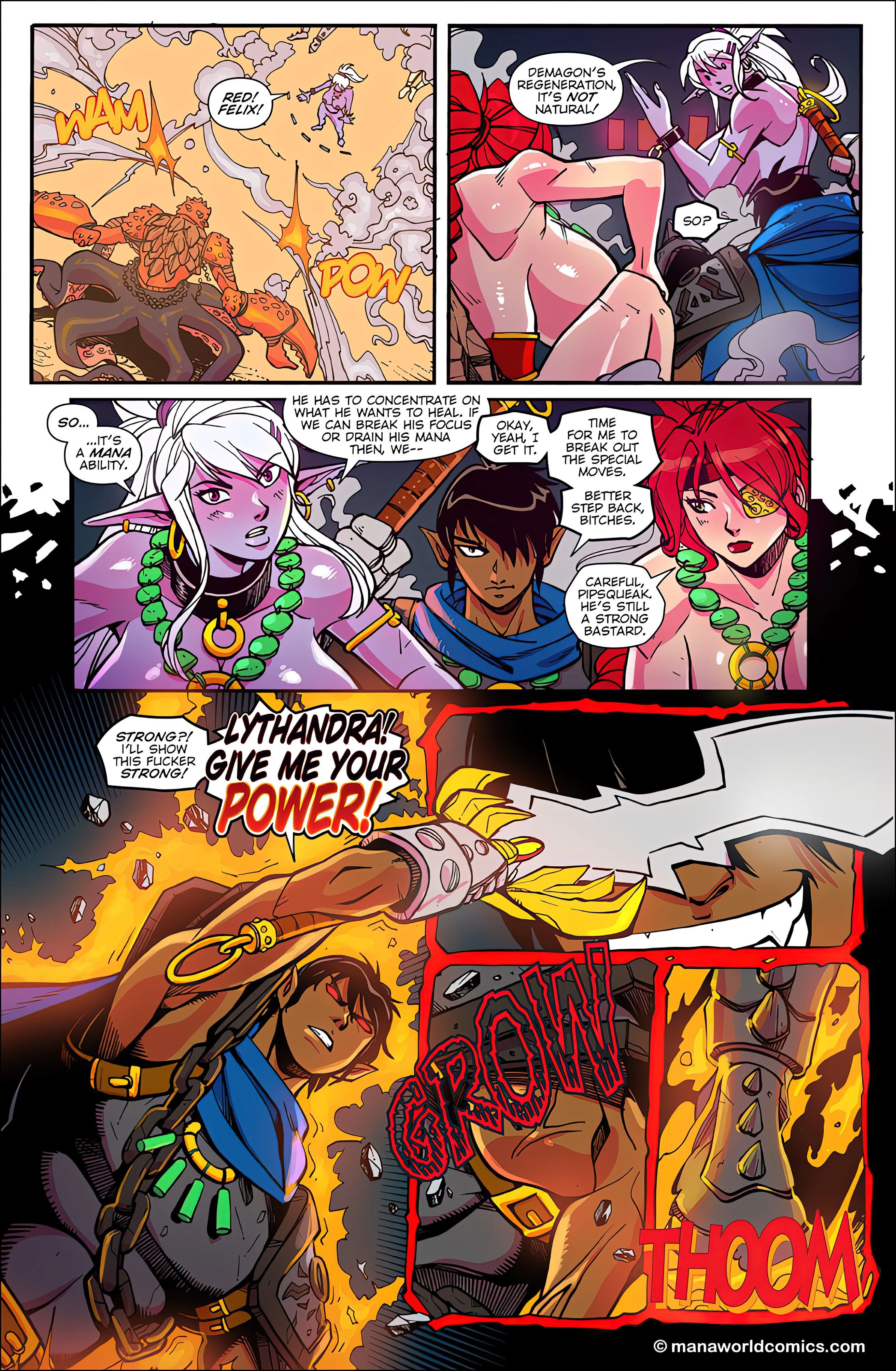 Main Comic Series [Mana World] In The Red - Chapter 12 - Page 4