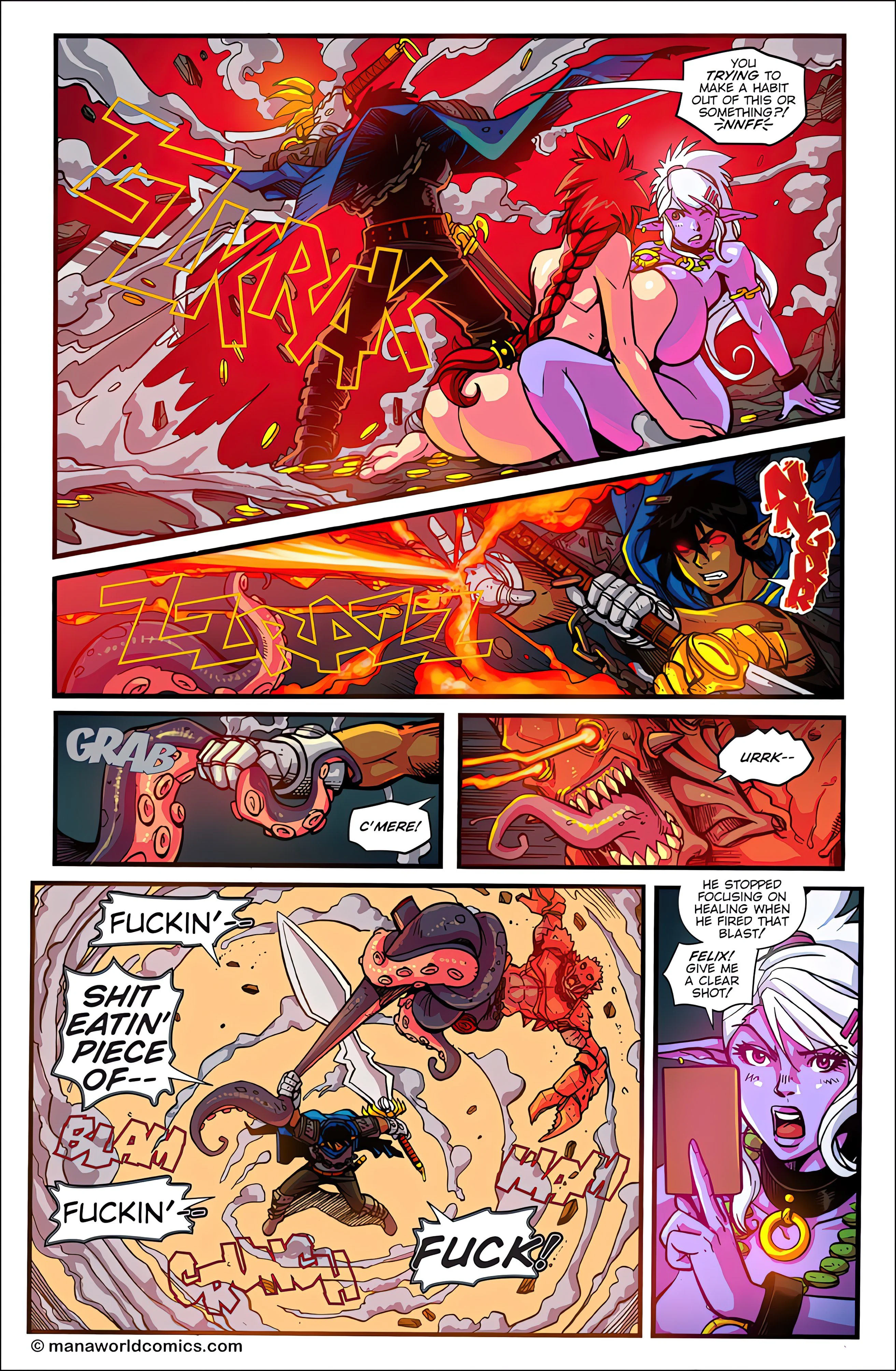Main Comic Series [Mana World] In The Red - Chapter 12 - Page 8